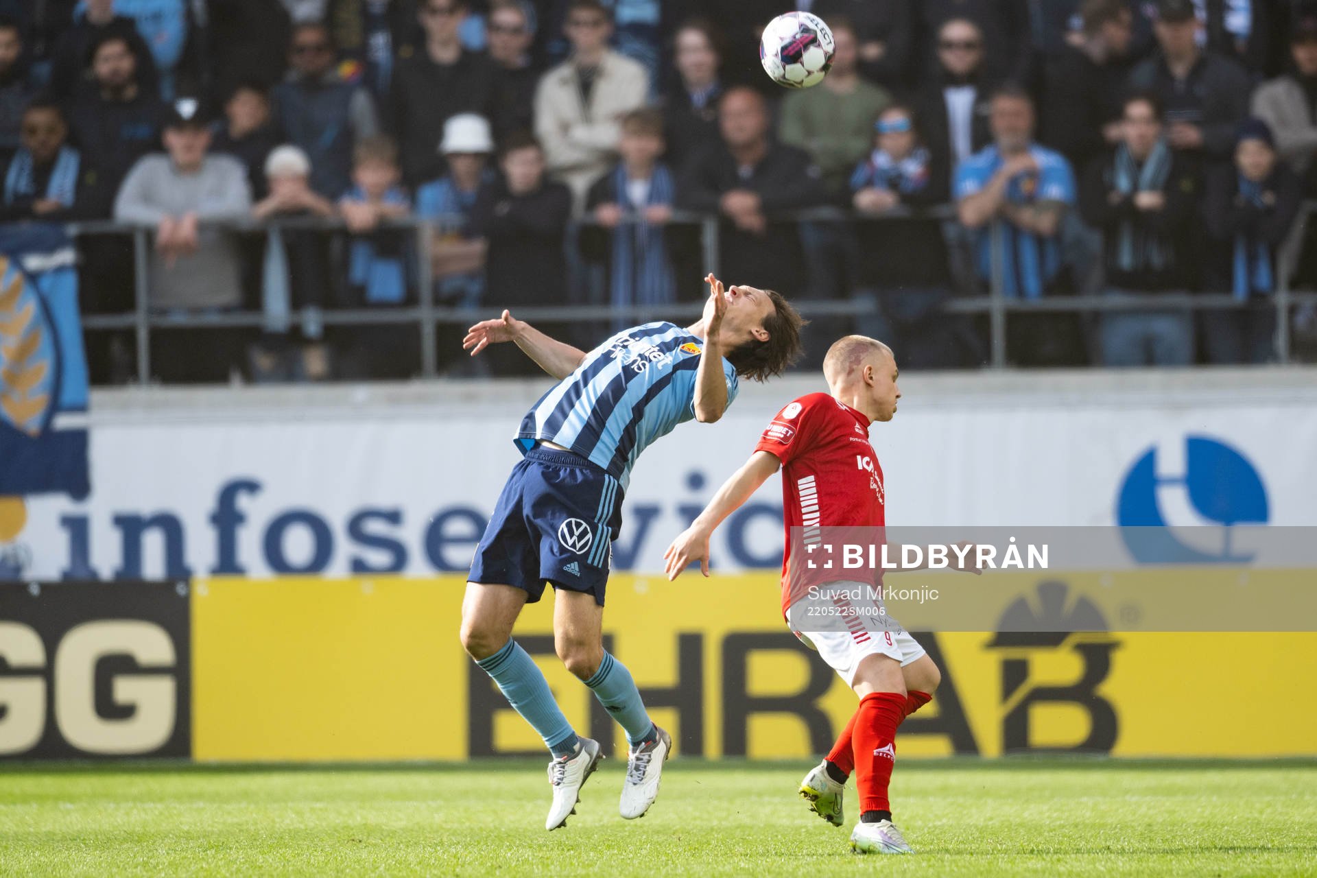 Djurgårdens Hjalmar Ekdal och Kalmars Isak Jansson