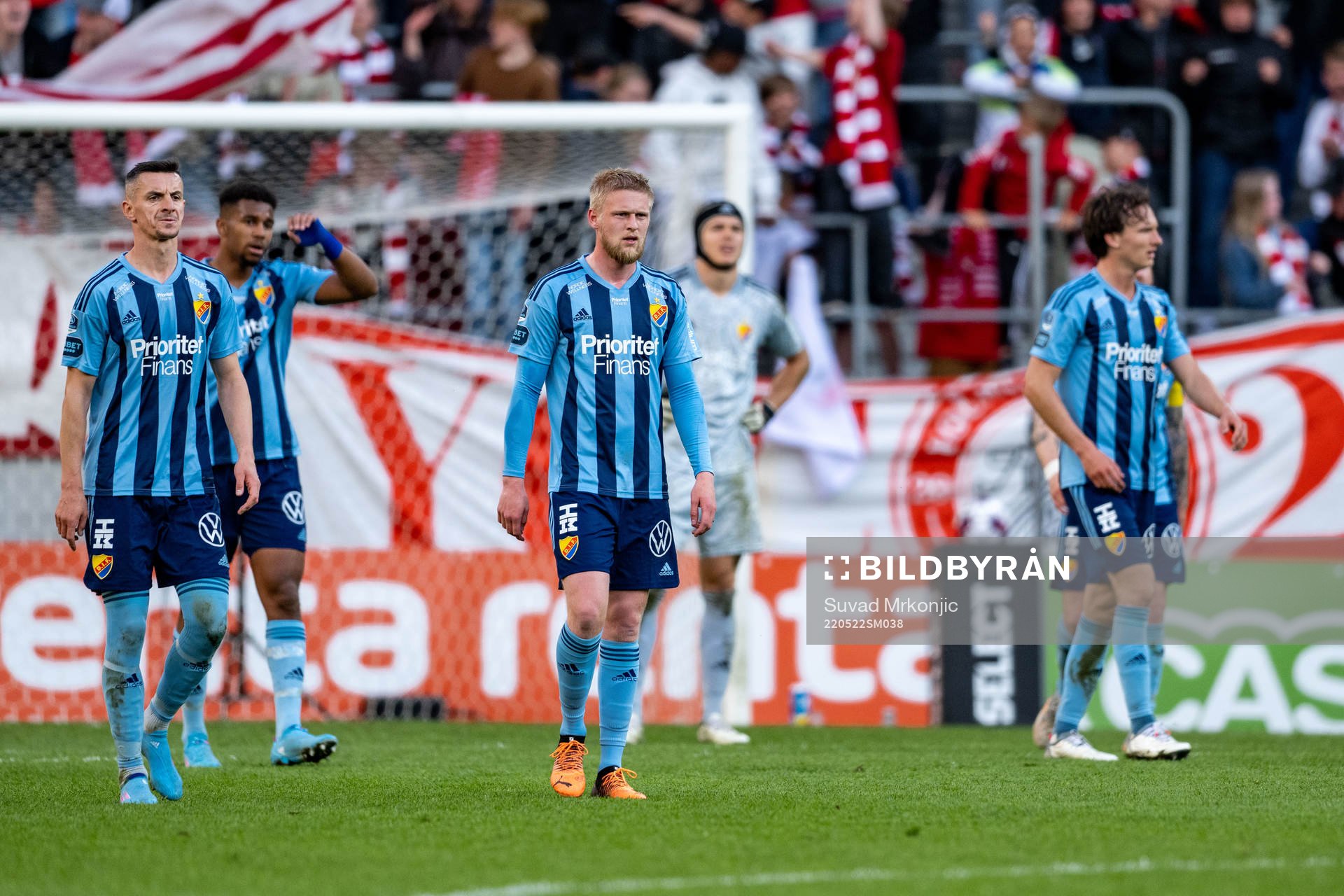 Djurgårdens spelare deppar