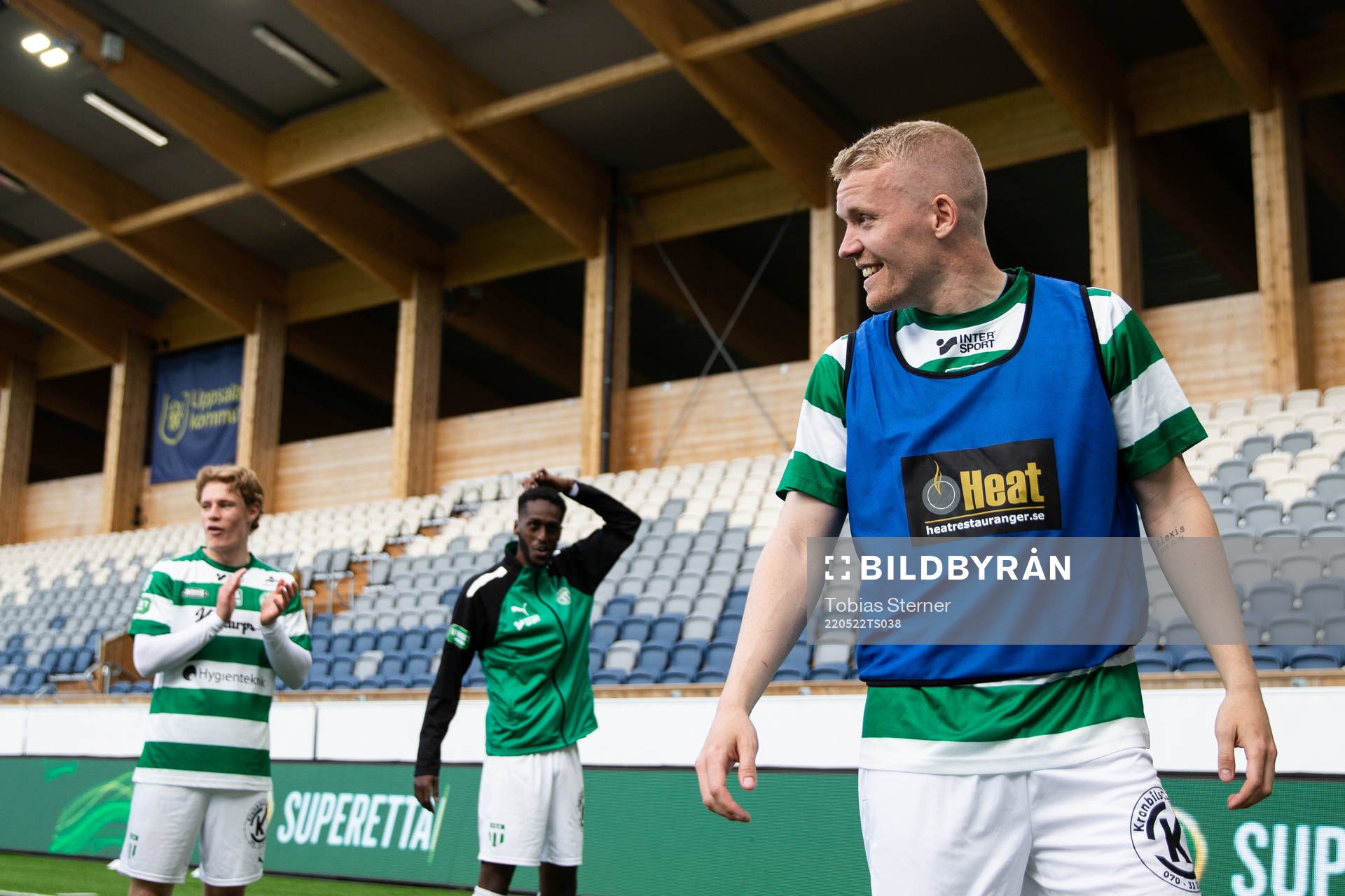 under fotbollsmatchen i Superettan mellan Dalkurd och