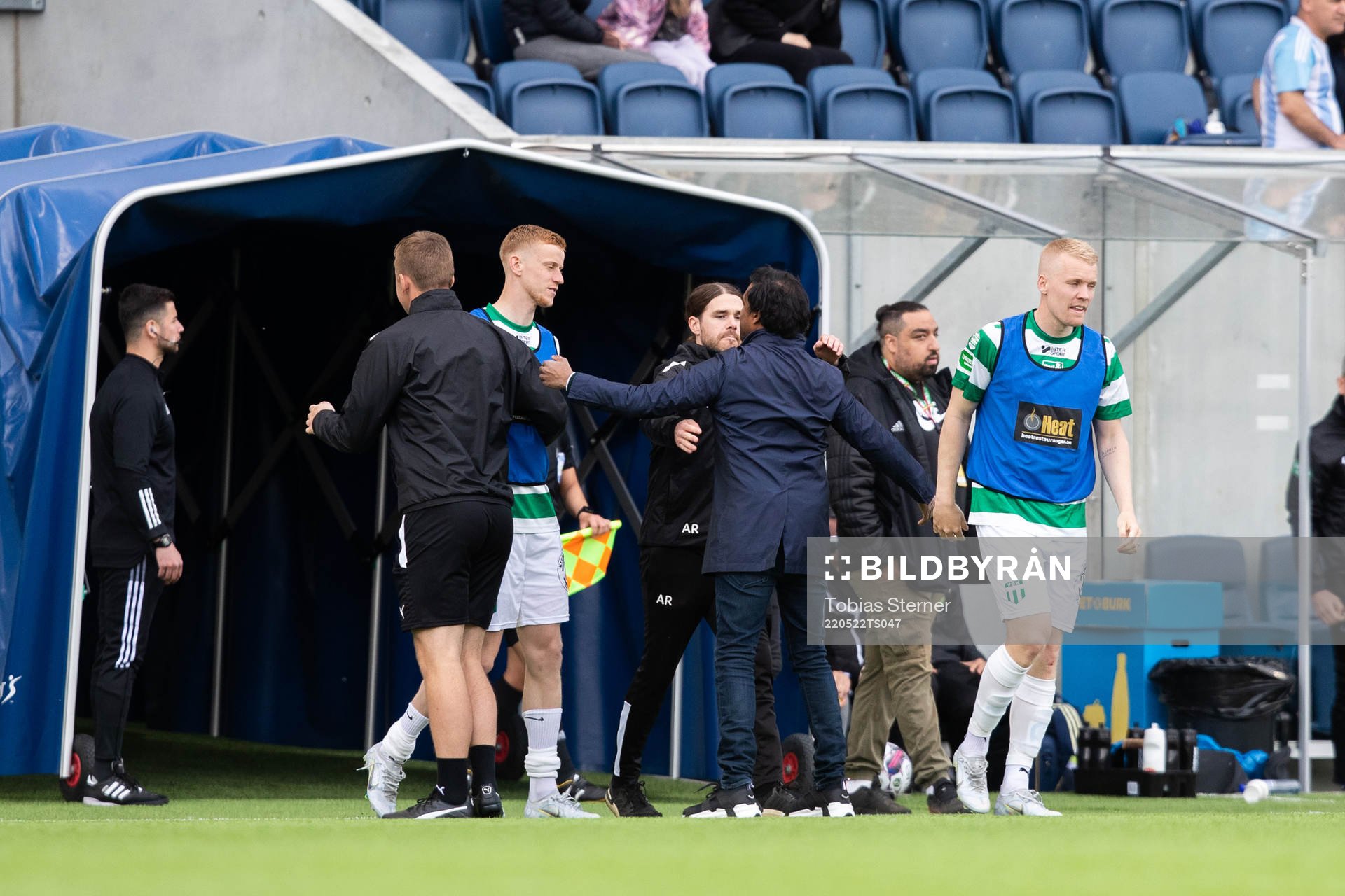 Västerås tränare Kalle Karlsson och assisterande