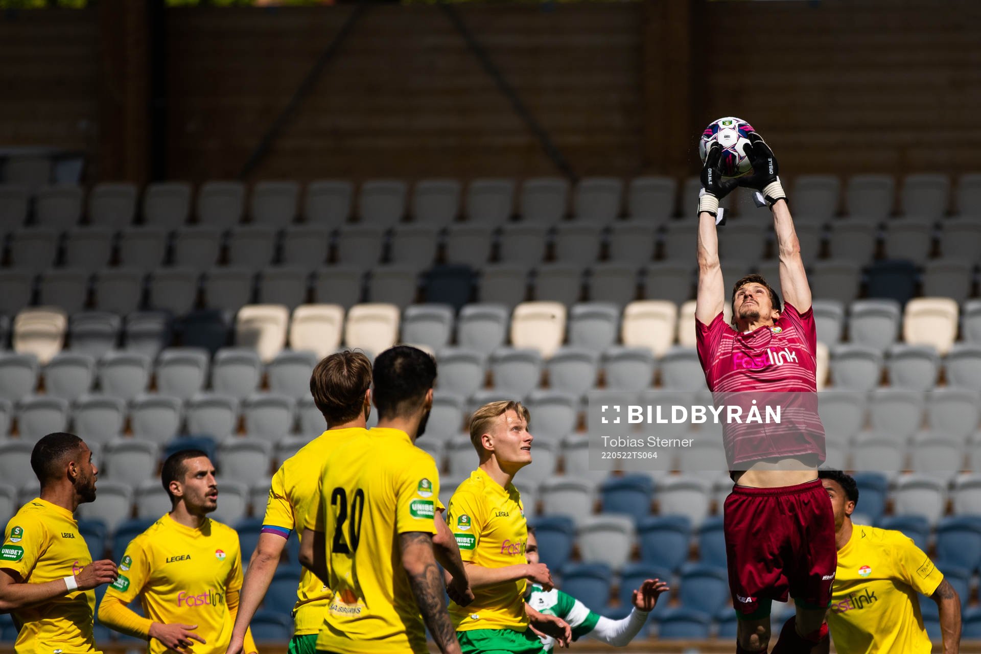 Dalkurds målvakt Bobby Allain