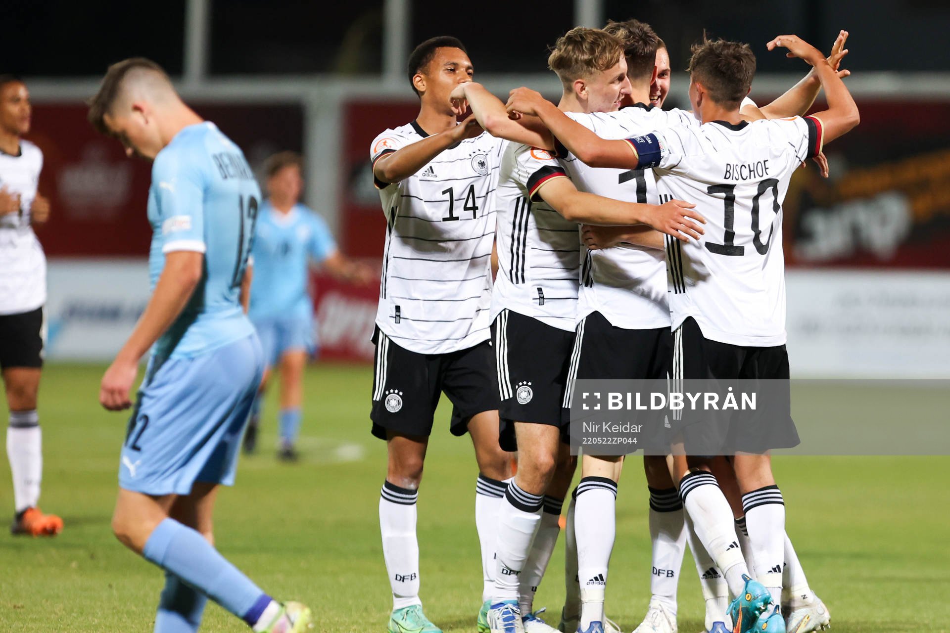 Dzenan Pejcinovic of Germany celebrates