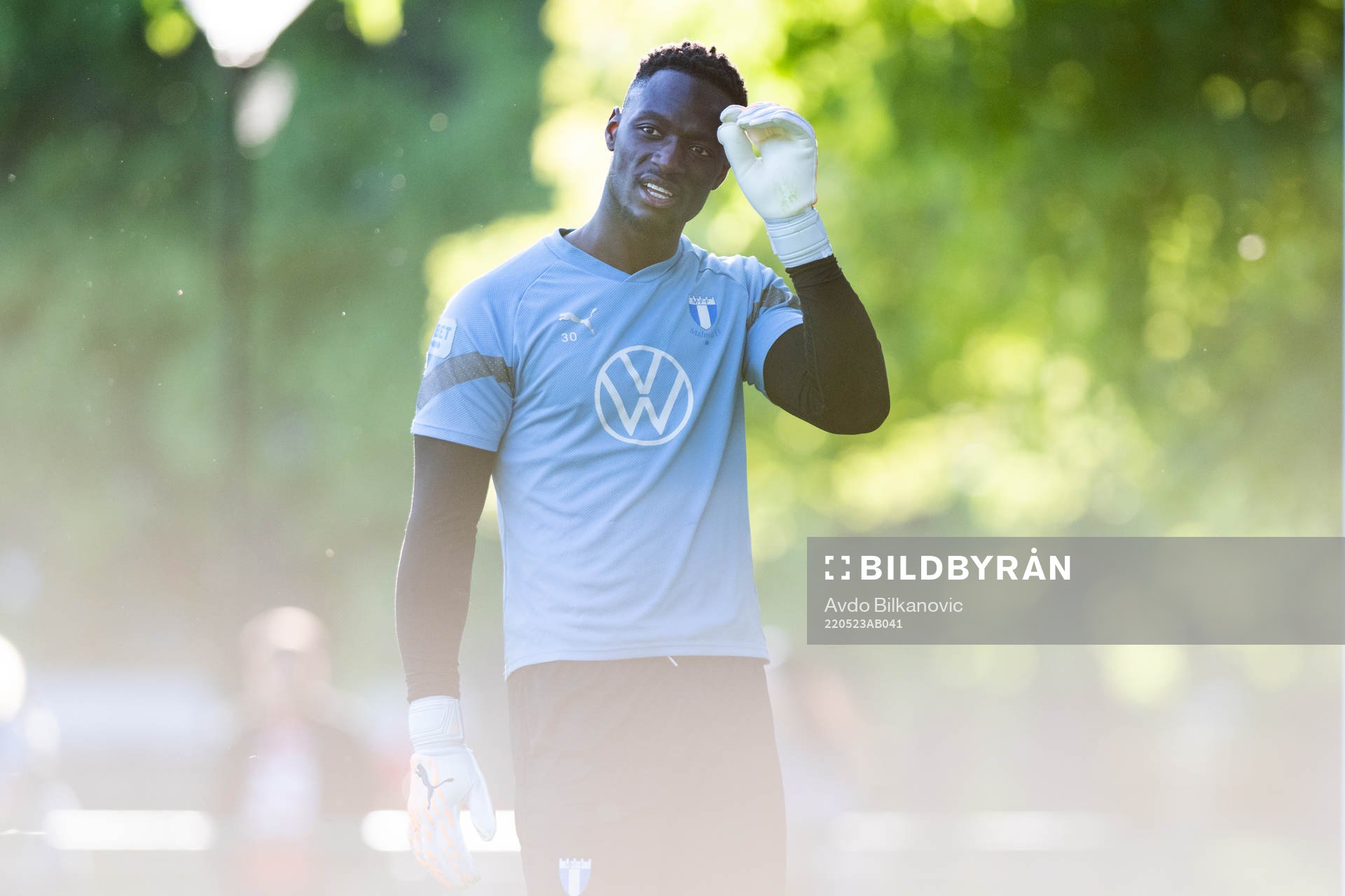 Malmö FFs målvakt Ismael Diawara