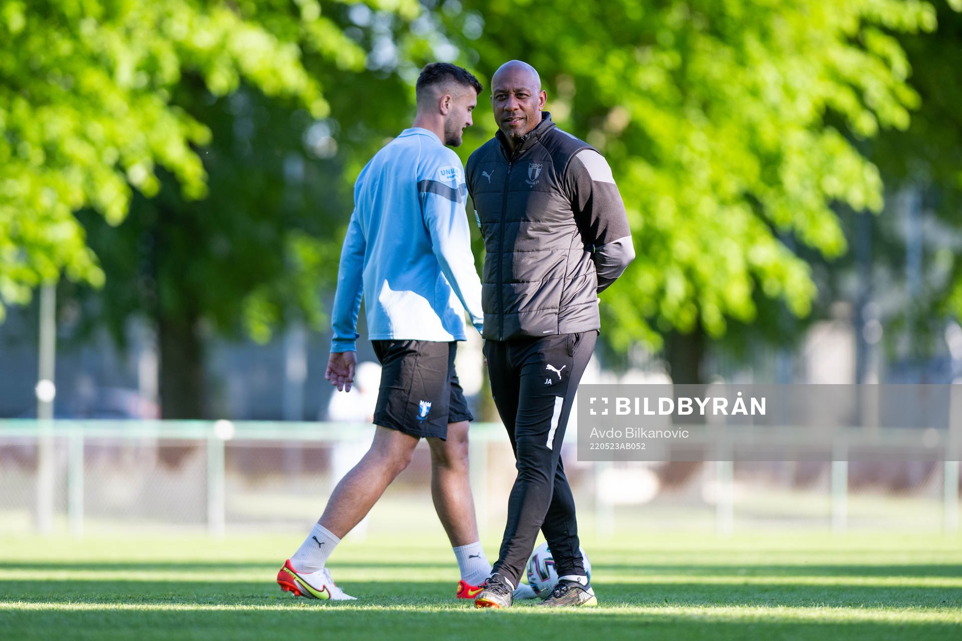 Malmö FFs assisterande tränare Jeffrey Aubynn