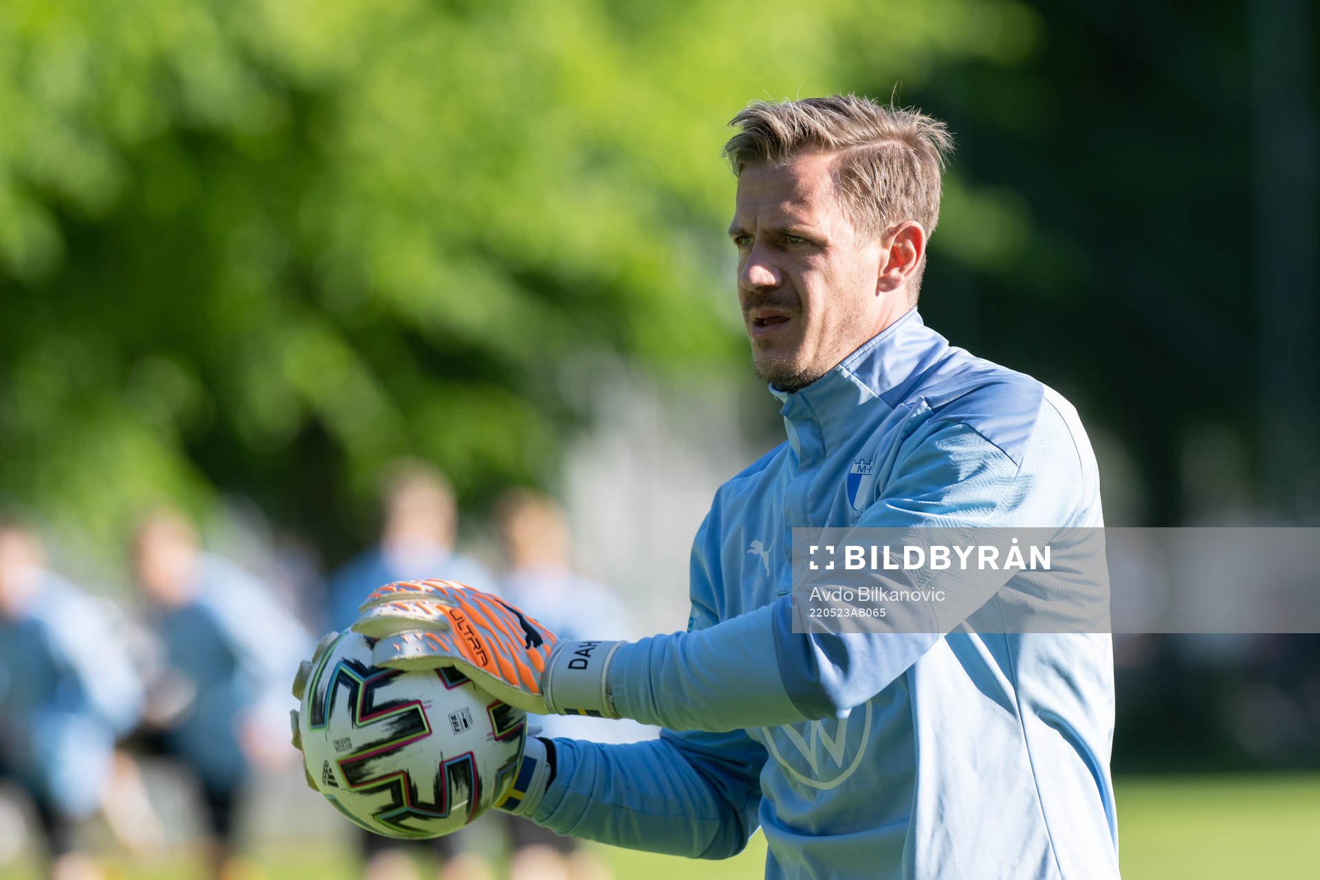 Malmö FFs målvakt Johan Dahlin