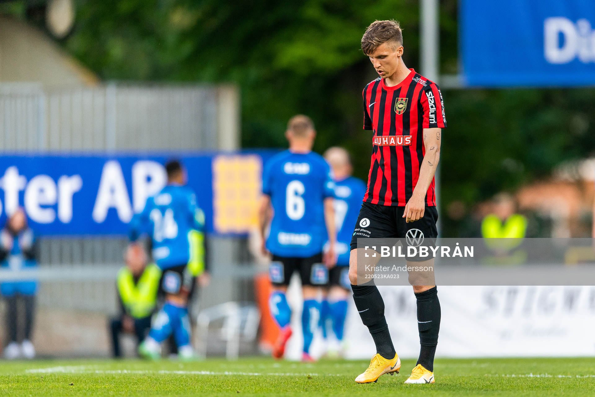 Brommapojkarnas Samuel Leach Holm deppar