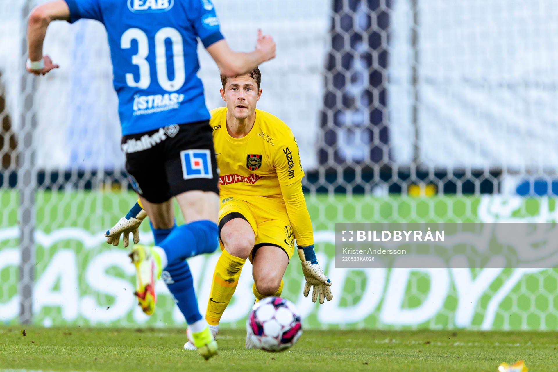 Brommapojkarnas målvakt Jonas Olsson