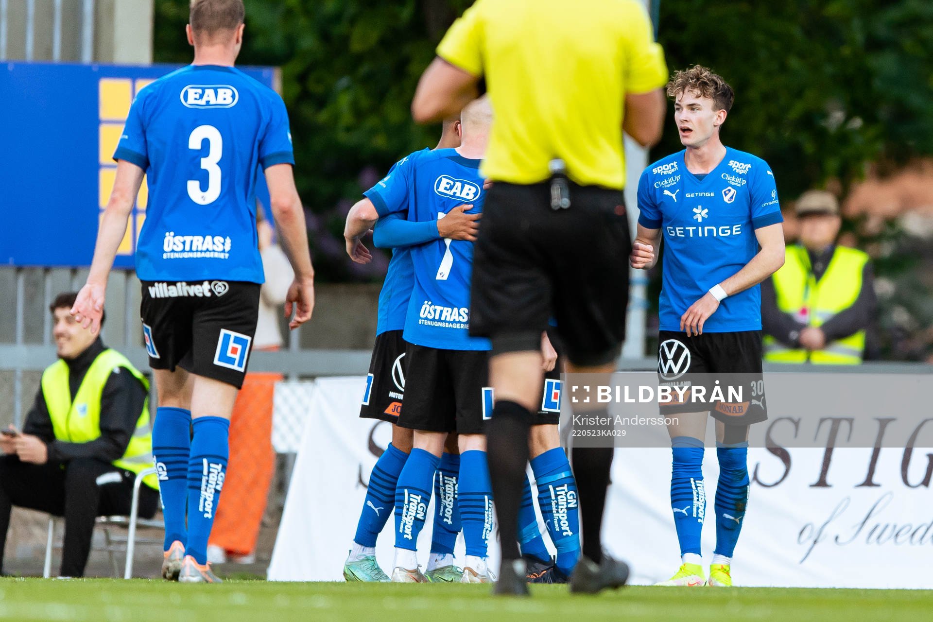 Halmstads Alexander Johansson jublar