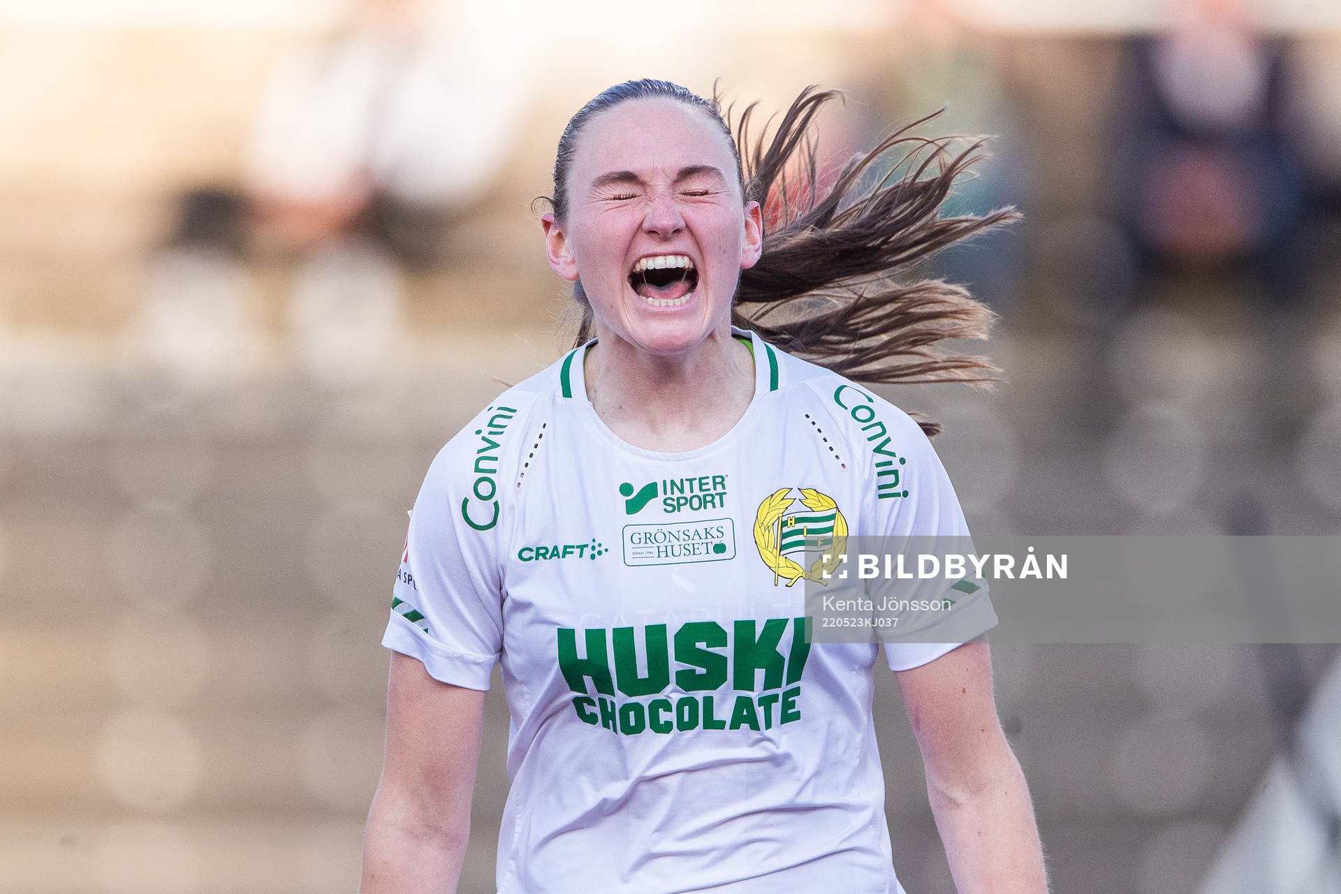 Hammarbys Vilde Hasund jublar