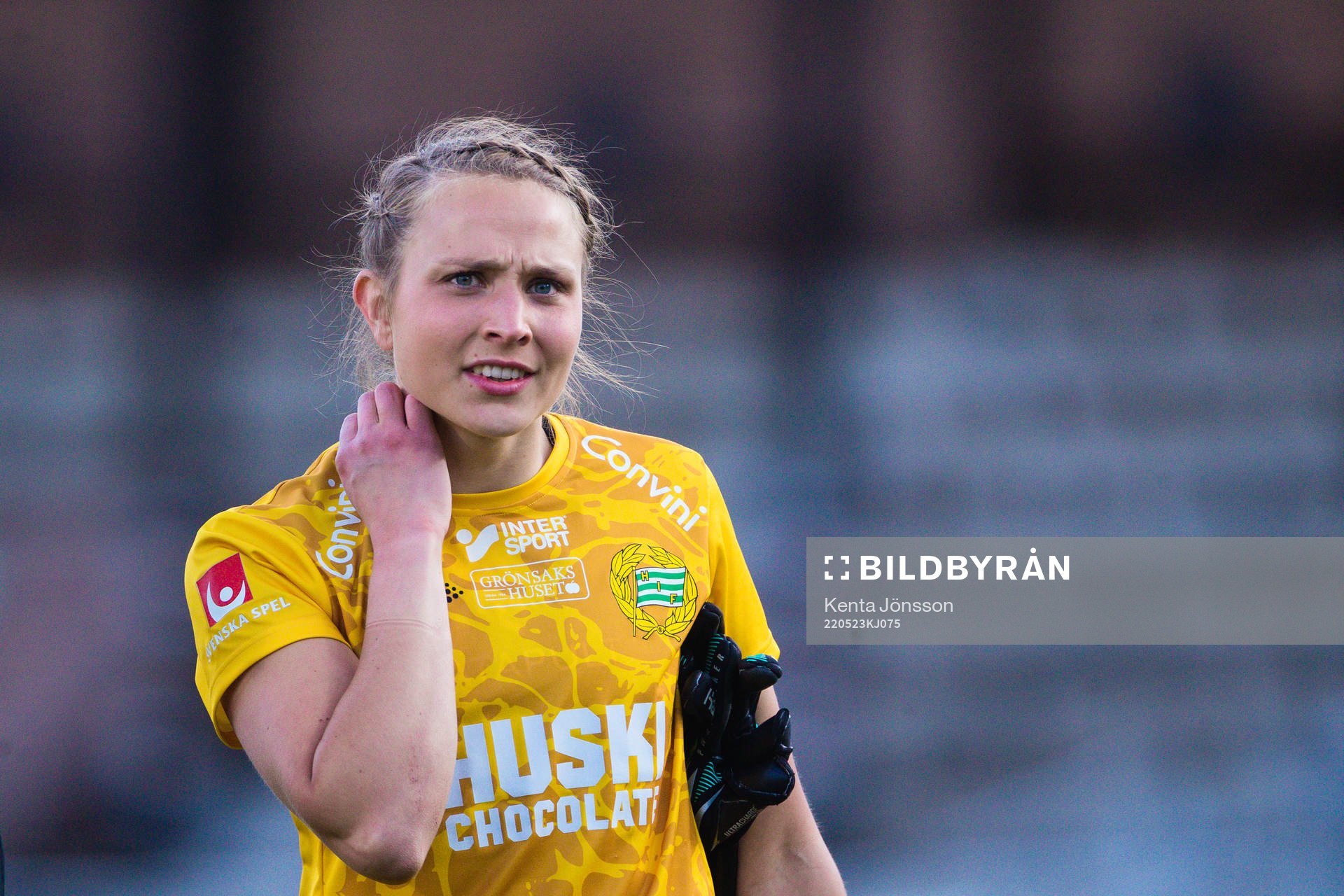 Hammarbys målvakt Anna Tamminen