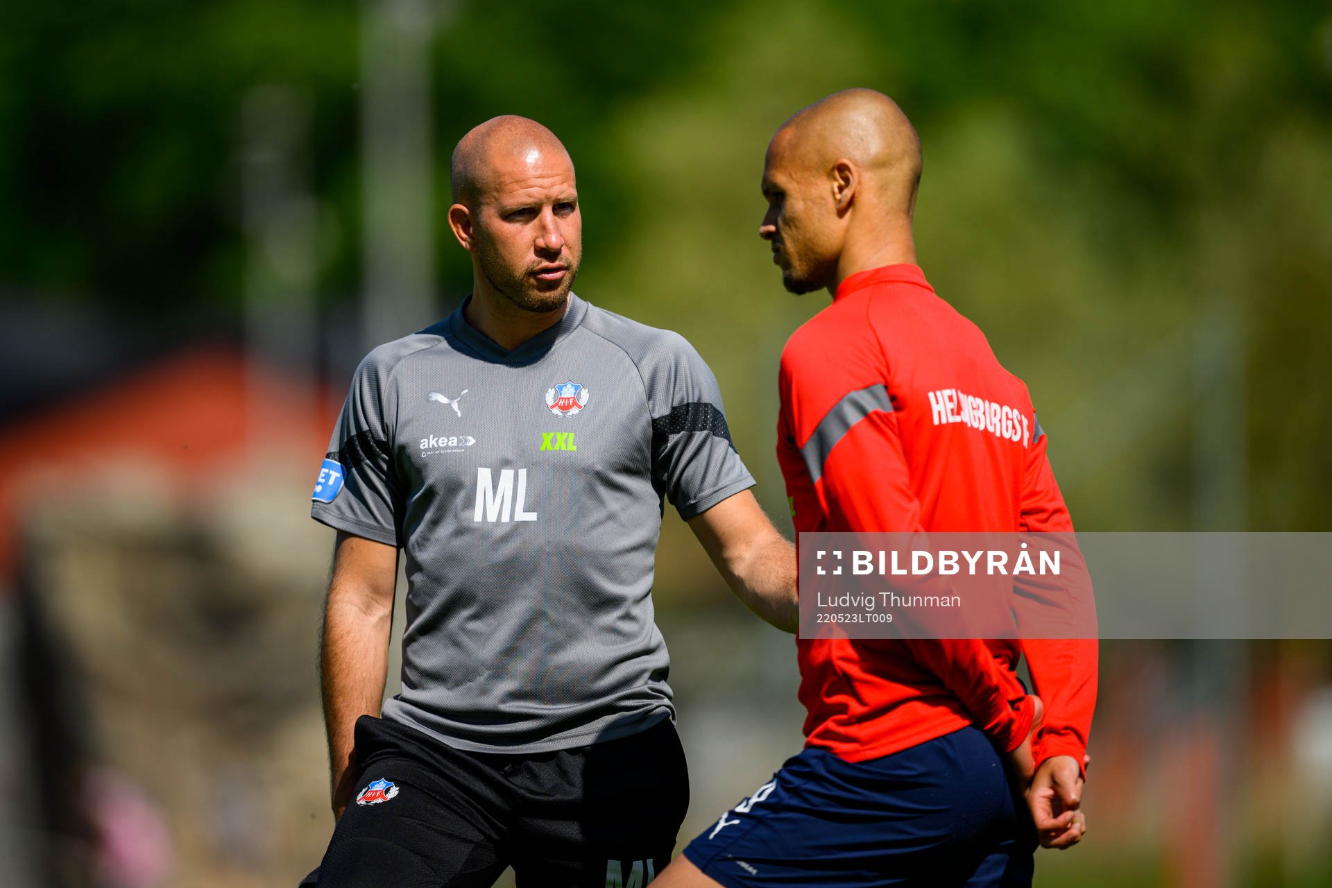 Assisterande tränare Mattias Lindström och Anthony van