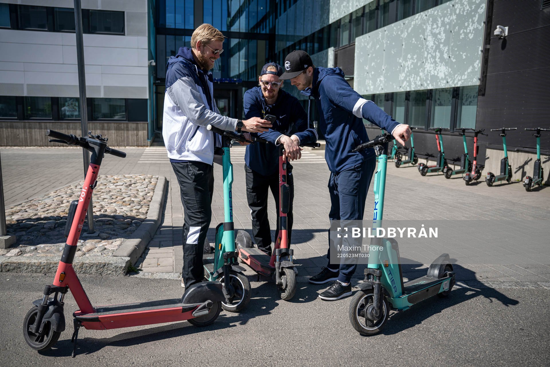 Goaltender Magnus Hellberg, Joakim Nordström and