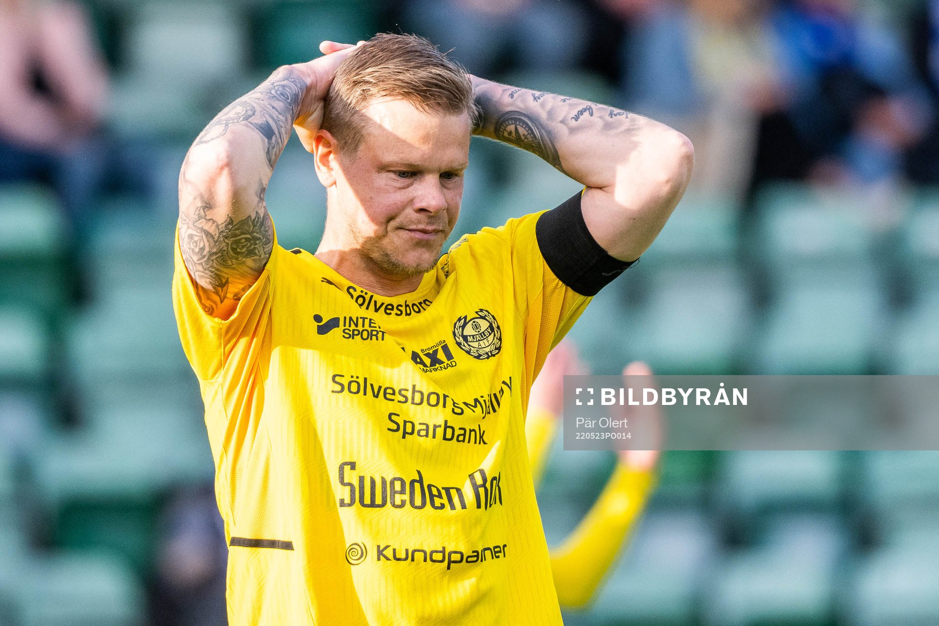 Mjällbys David Löfquist deppar