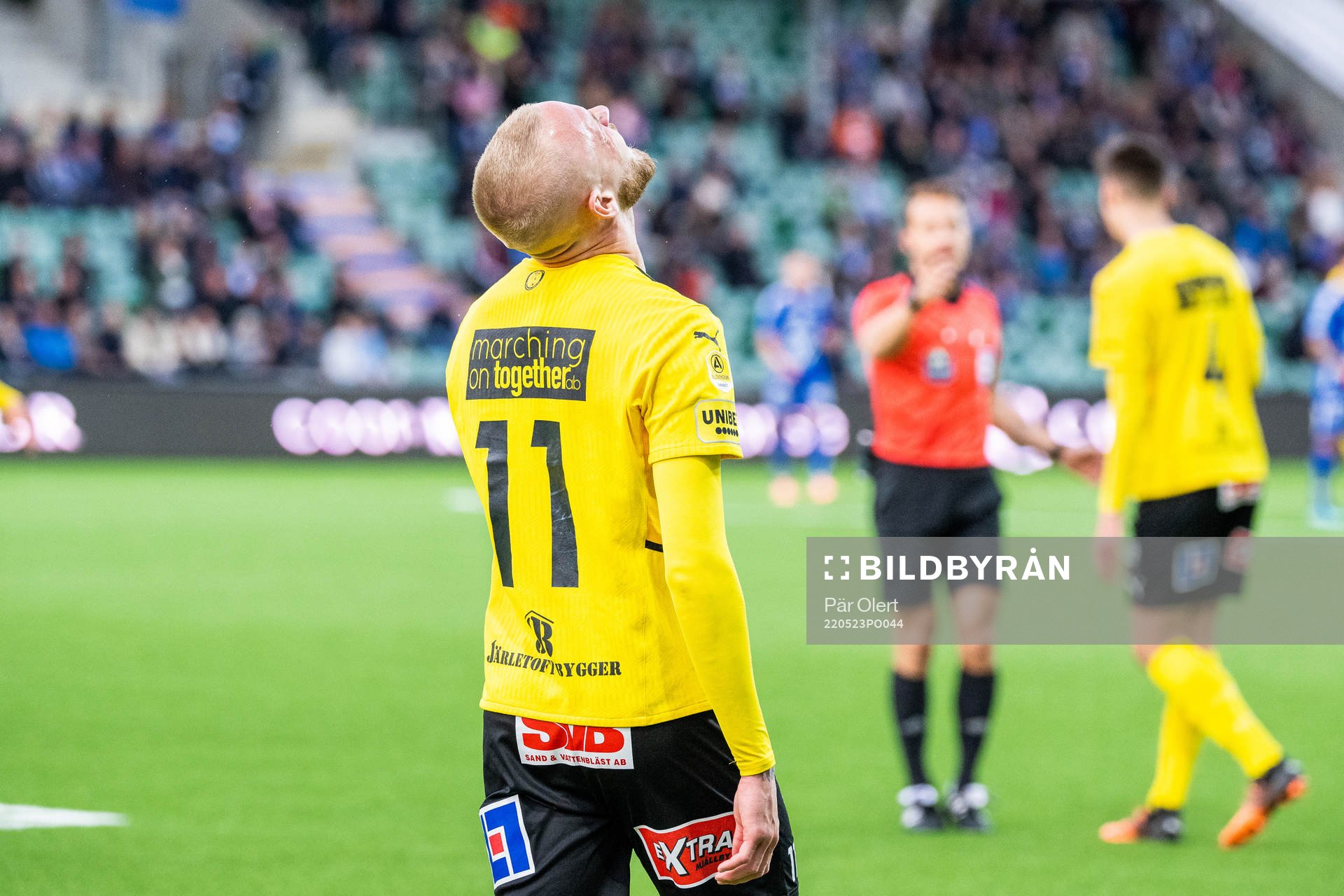 Mjällbys Adam Ståhl deppar