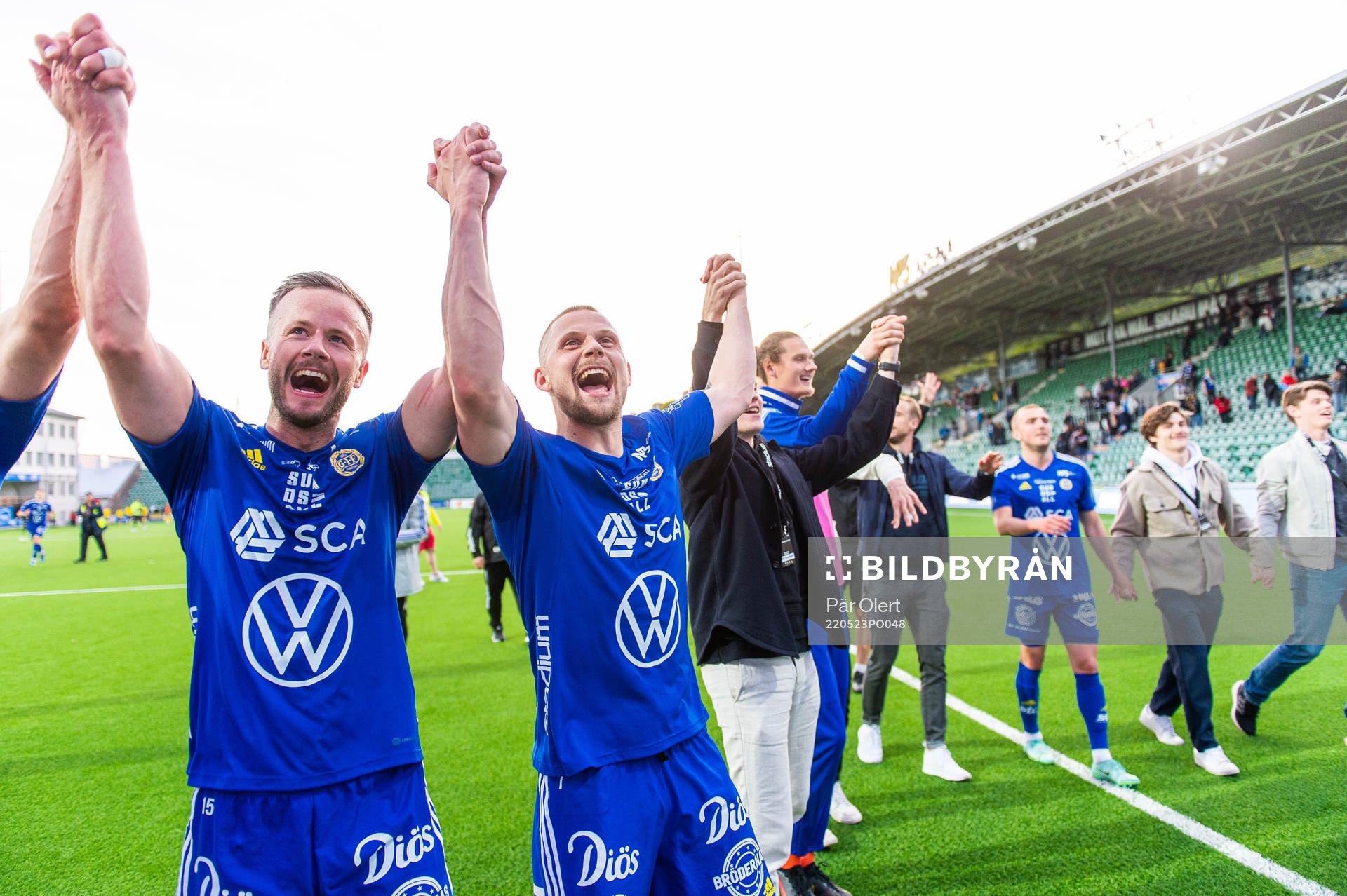 Sundsvalls Erik Andersson jublar