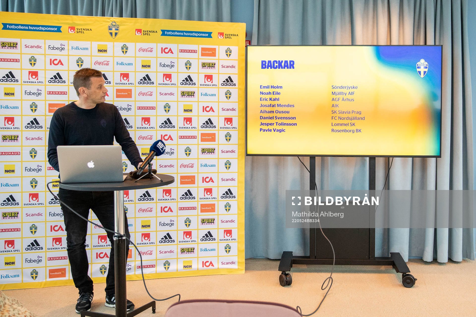 Head coach Andreas Pettersson of the Swedish U21 national
