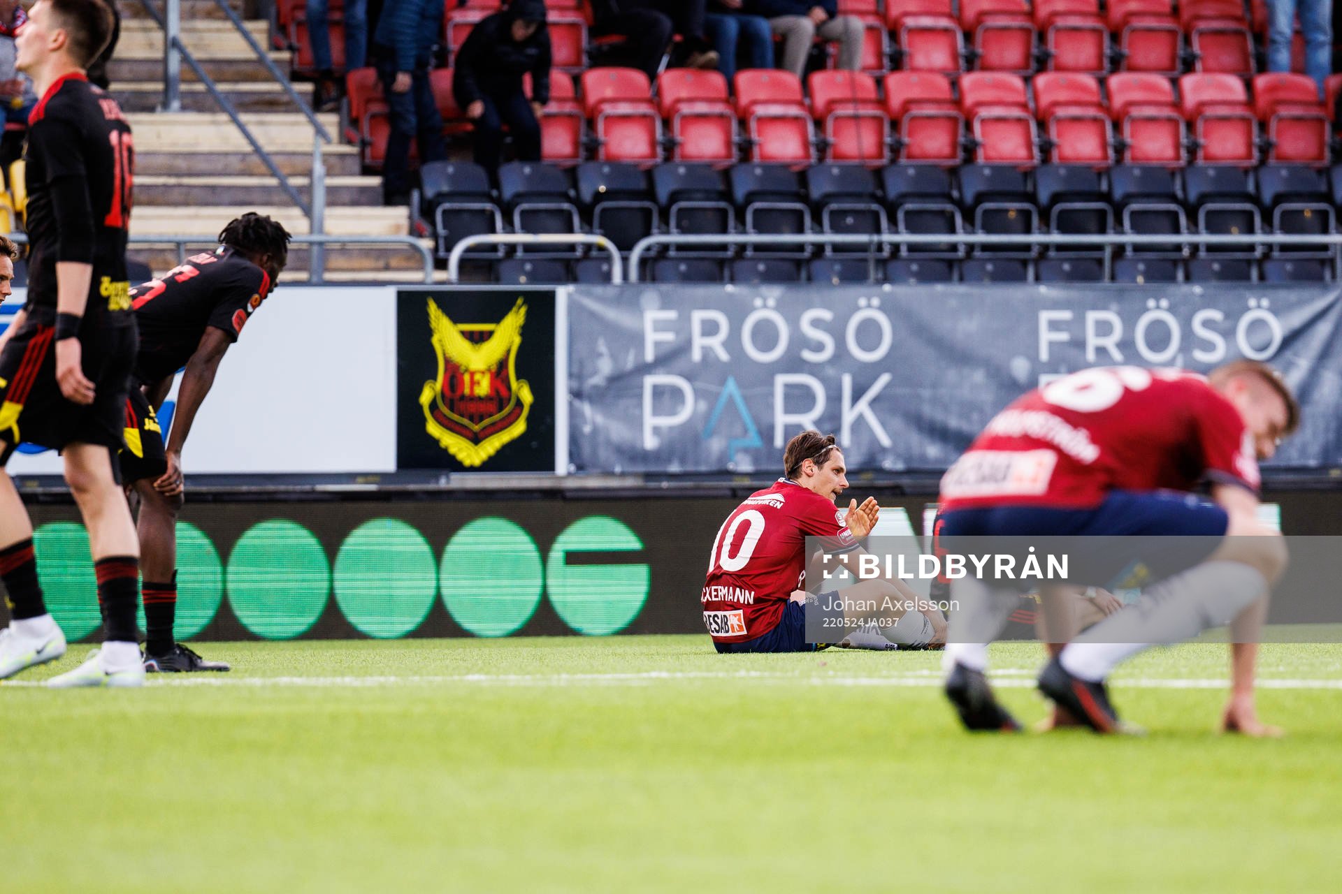 Örgrytes Kevin Ackermann deppar
