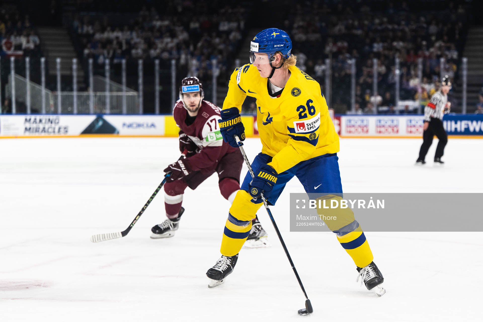 Rasmus Dahlin of Sweden