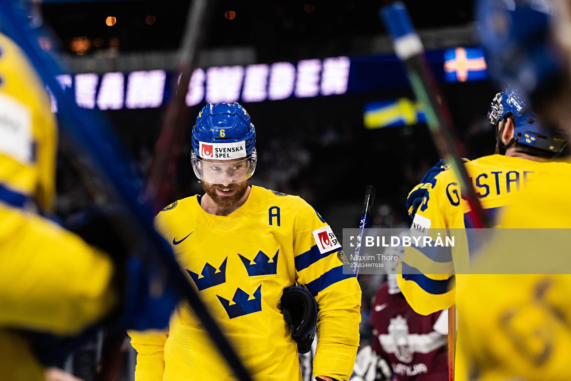 Adam Larsson of Sweden