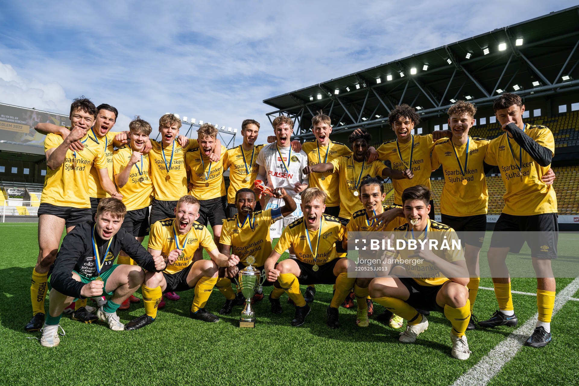 Elfsborgs spelare jublar
