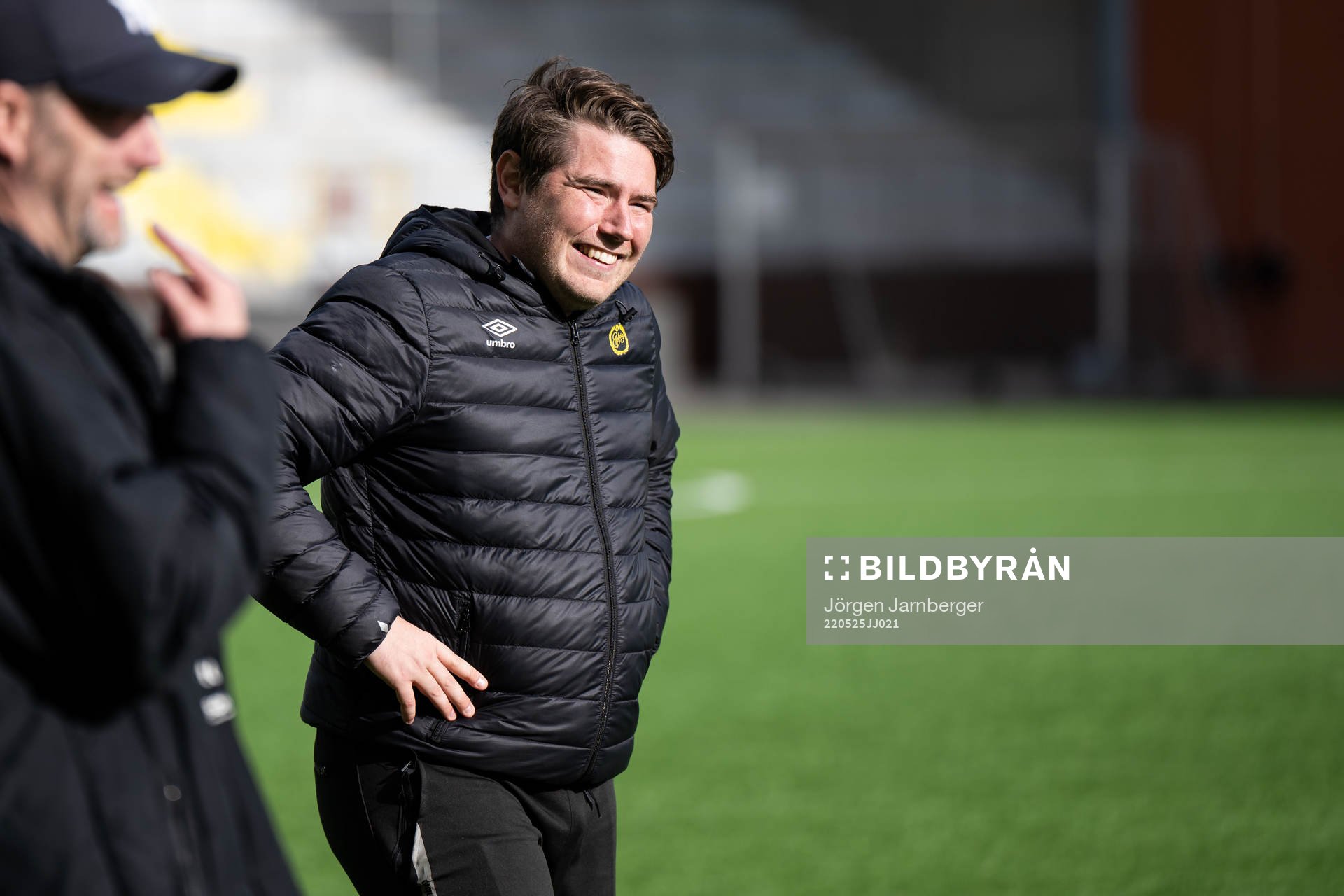 Elfsborgs tränare Nicholas Wallin jublar