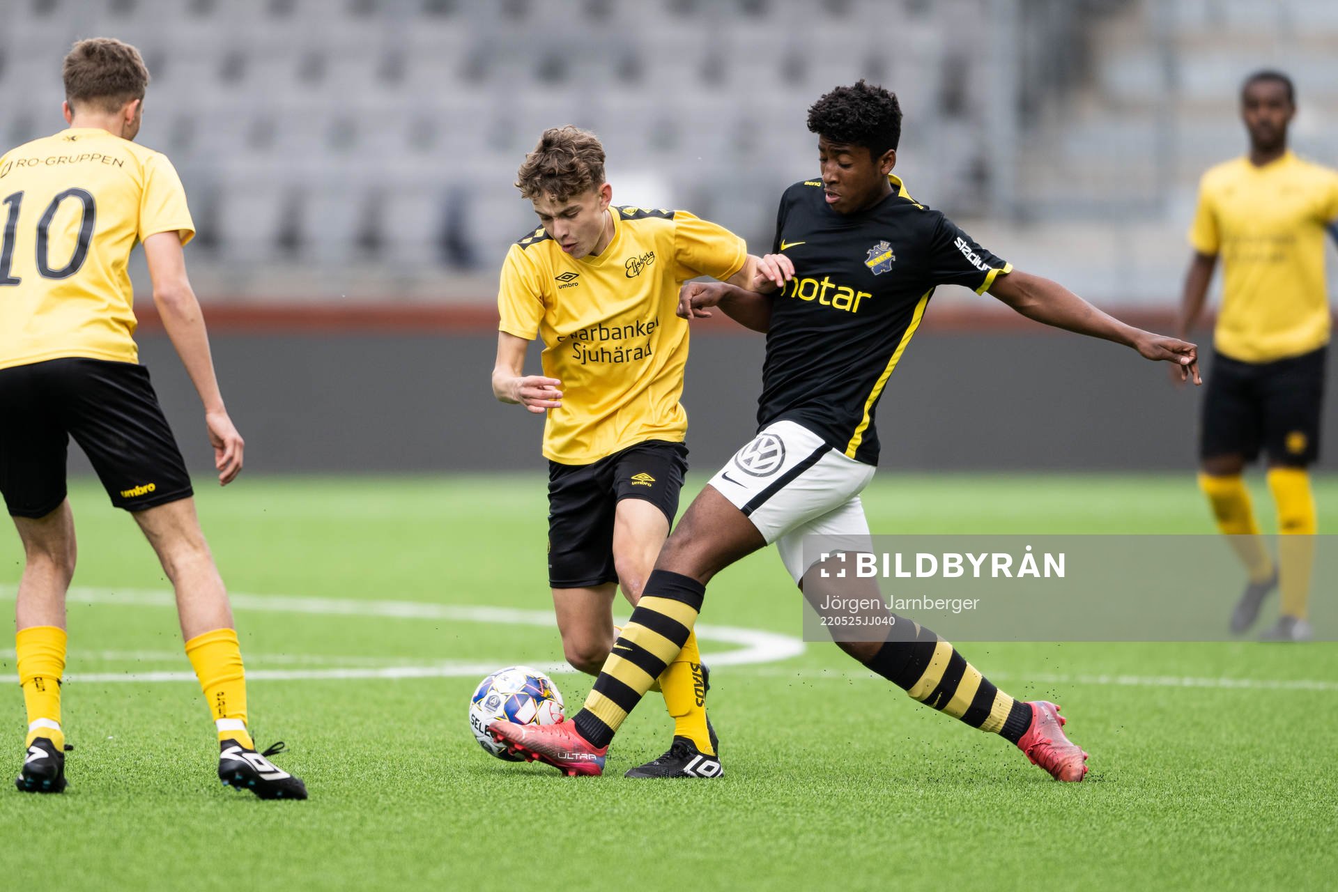 Elfsborgs Viggo Lidberg och AIKs Hans Koffi