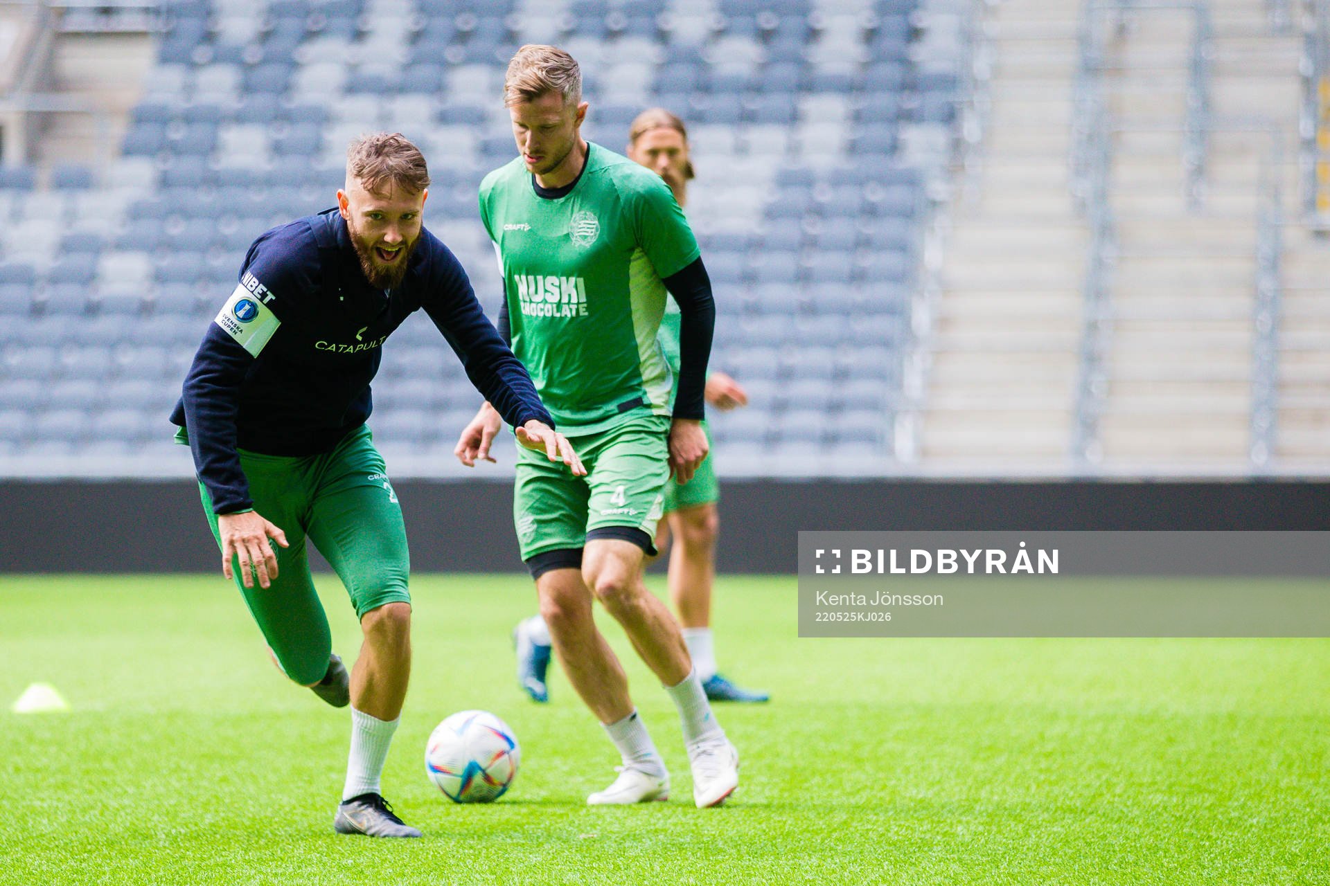 Hammarbys Simon Sandberg och Richard Magyar