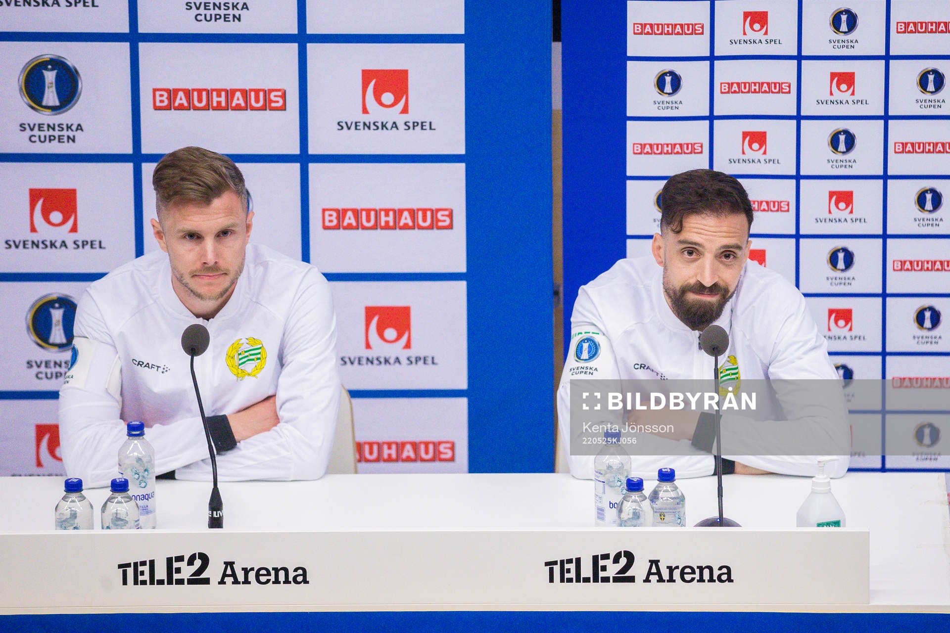 Hammarbys Richard Magyar och Abdul Khalili