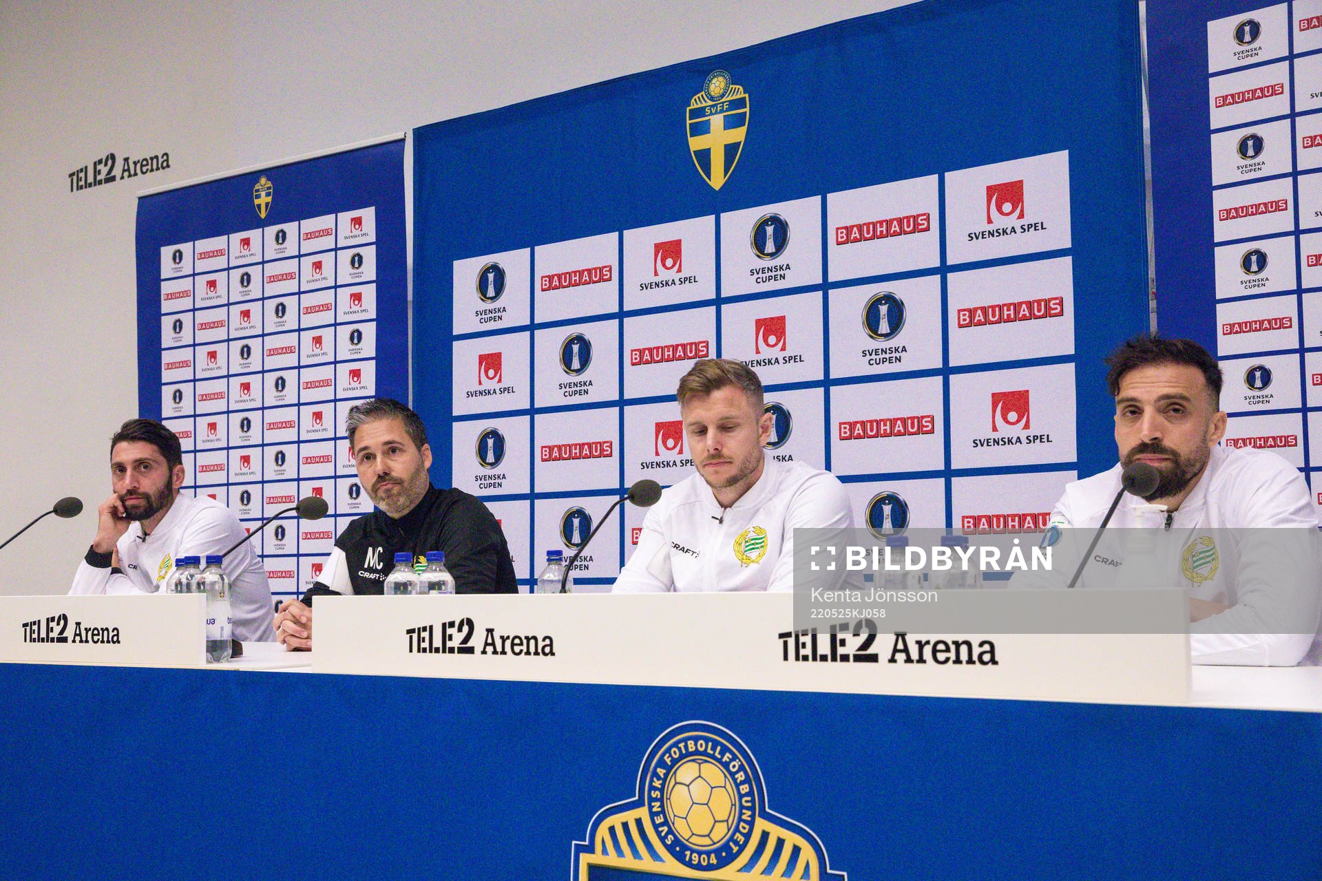 Hammarbys Nahir Besara, tränare Martí Cifuentes, Richard
