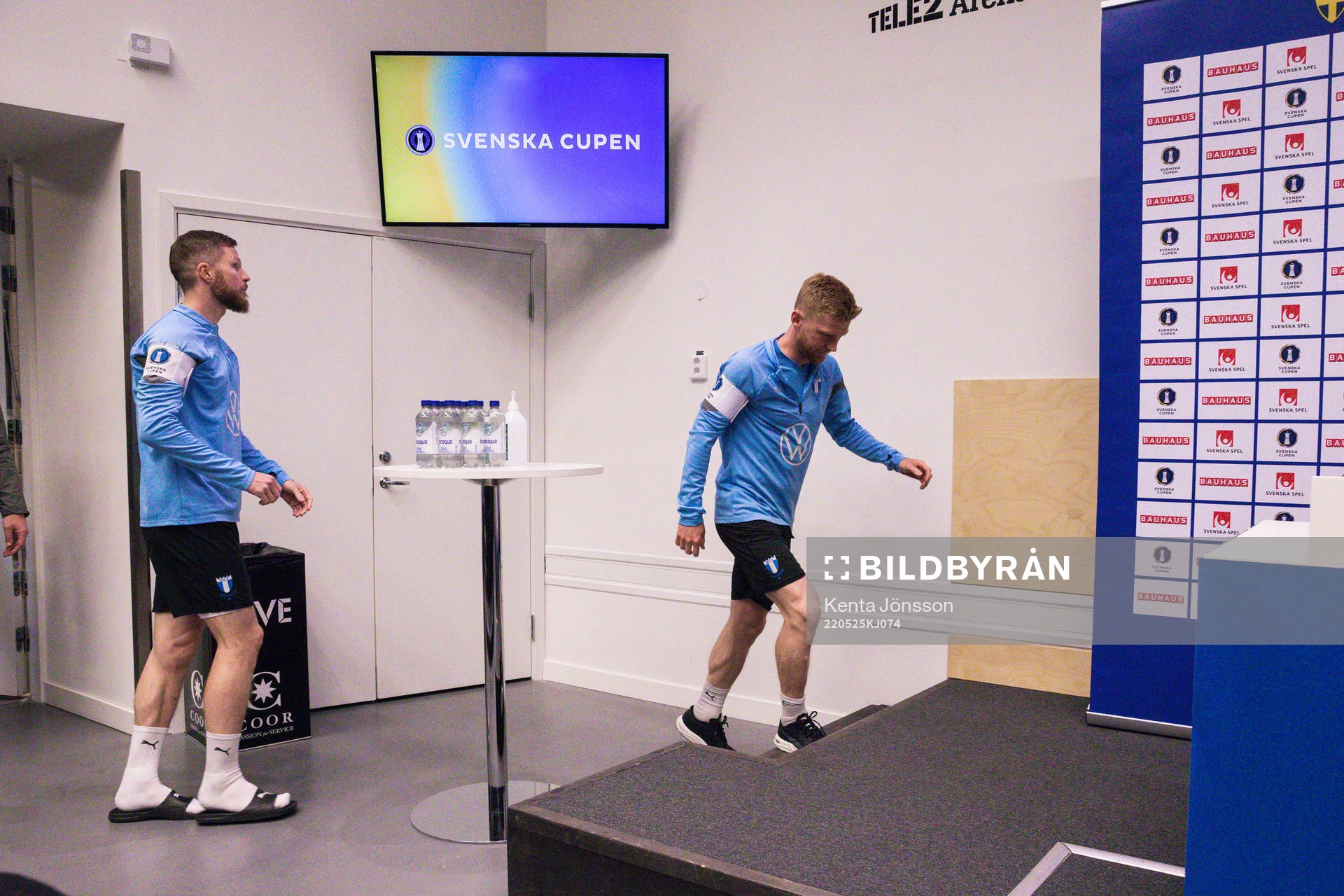 Malmö FFs Lasse Nielsen och Anders Christiansen