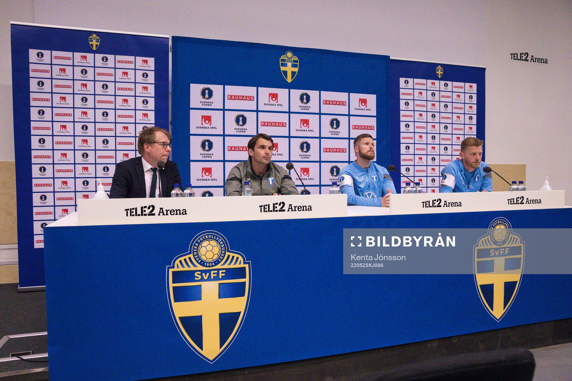 Malmö FFs tränare Milos Milojevic, Lasse Nielsen Anders
