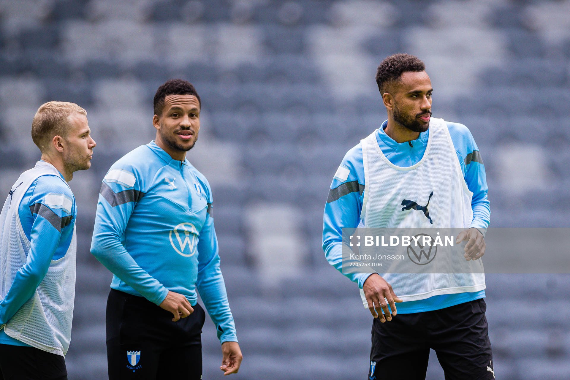 Malmö FFs Martin Olsson och Isaac Kiese Thelin