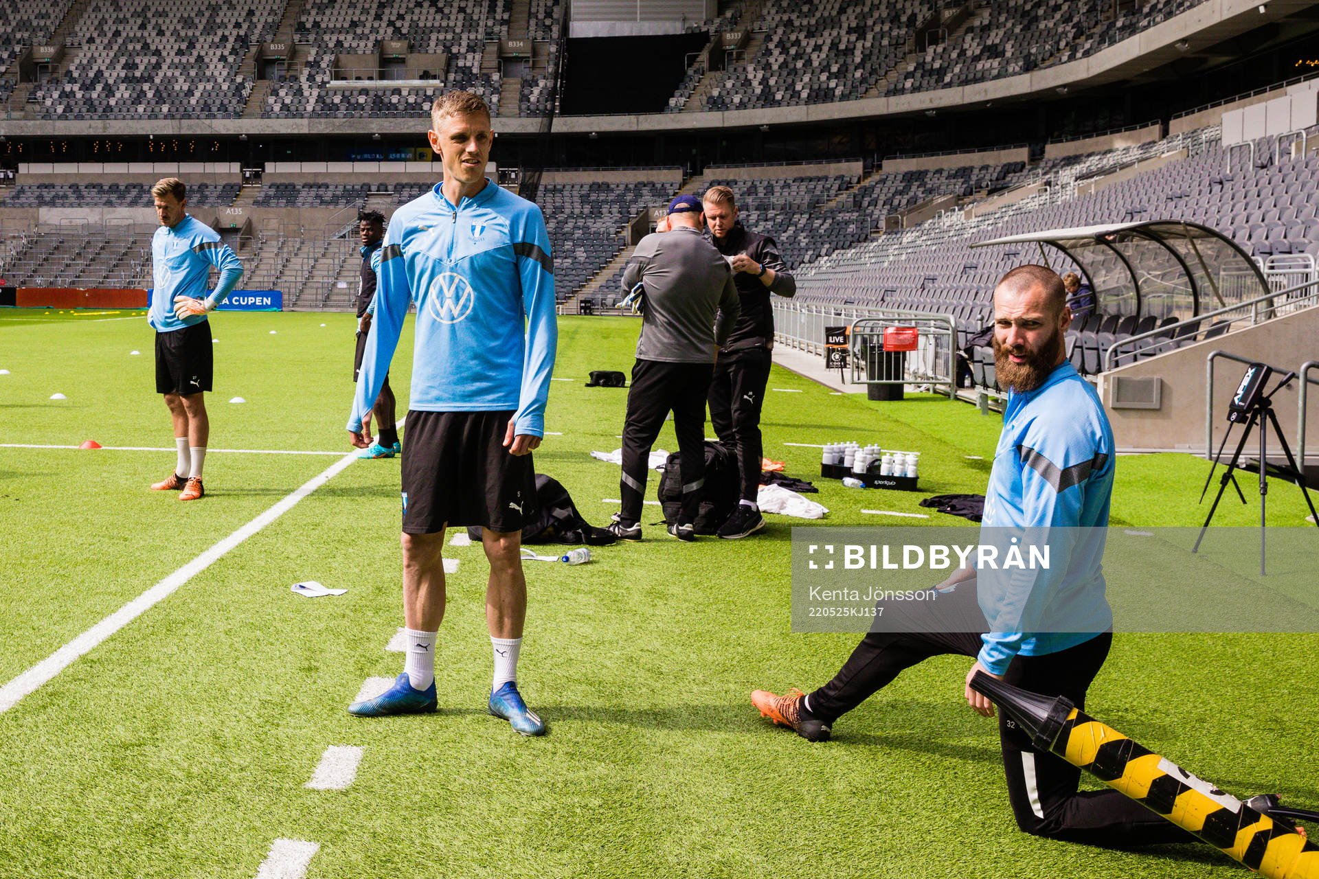 Malmö FFs Sören Rieks och Jo Inge Berget
