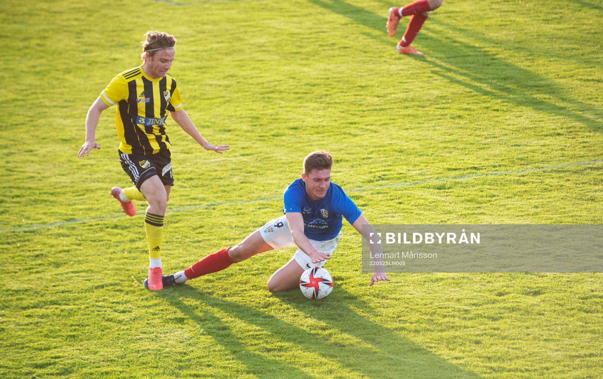 IFK Hässleholms Isaac Holmberg i matchen i div. 2 Södra