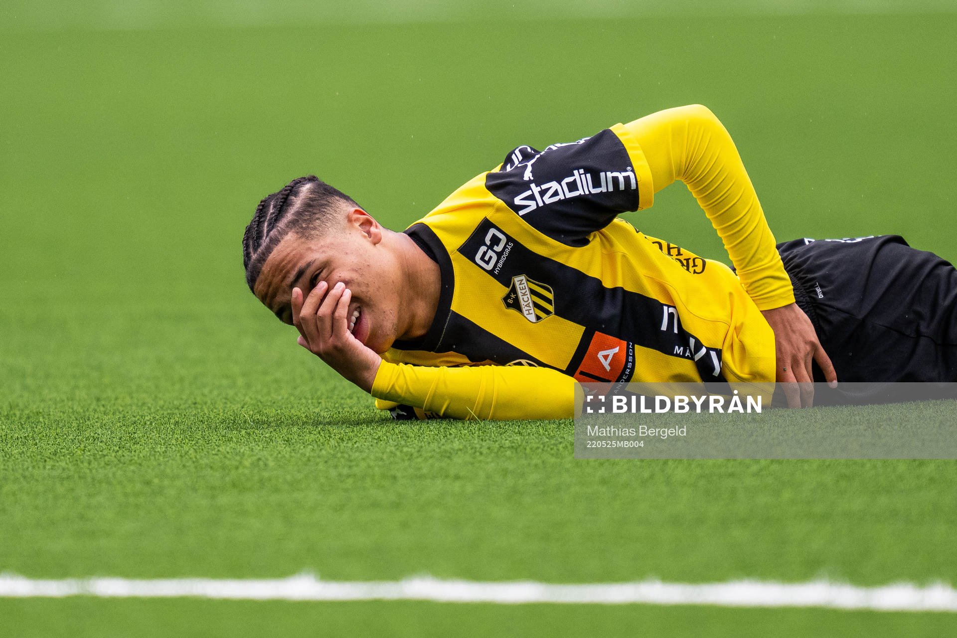 Häckens Momodou Lamin Sonko har ont