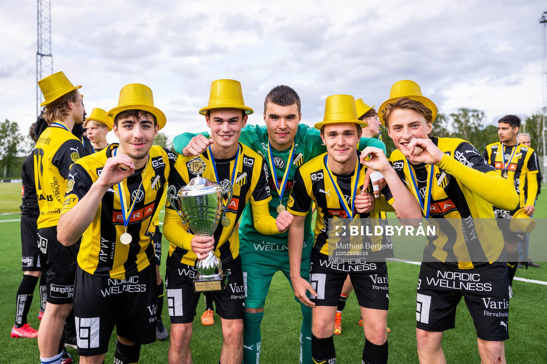 Häckens Jonas Lundgren, Max Gummesson, målvakt Sebastian