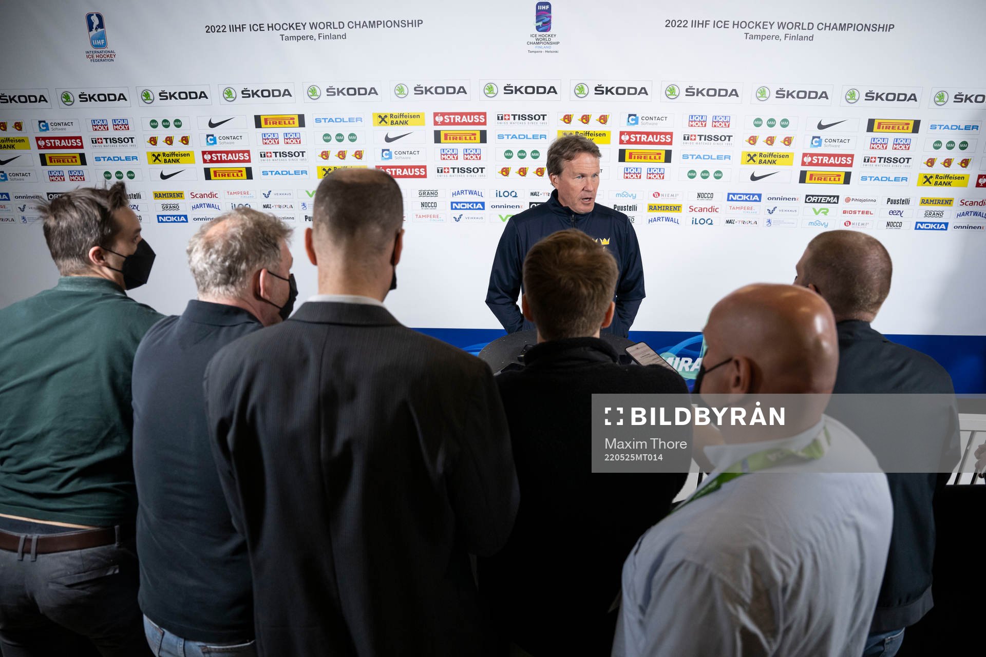 Head coach Johan Garpenlöv of Sweden