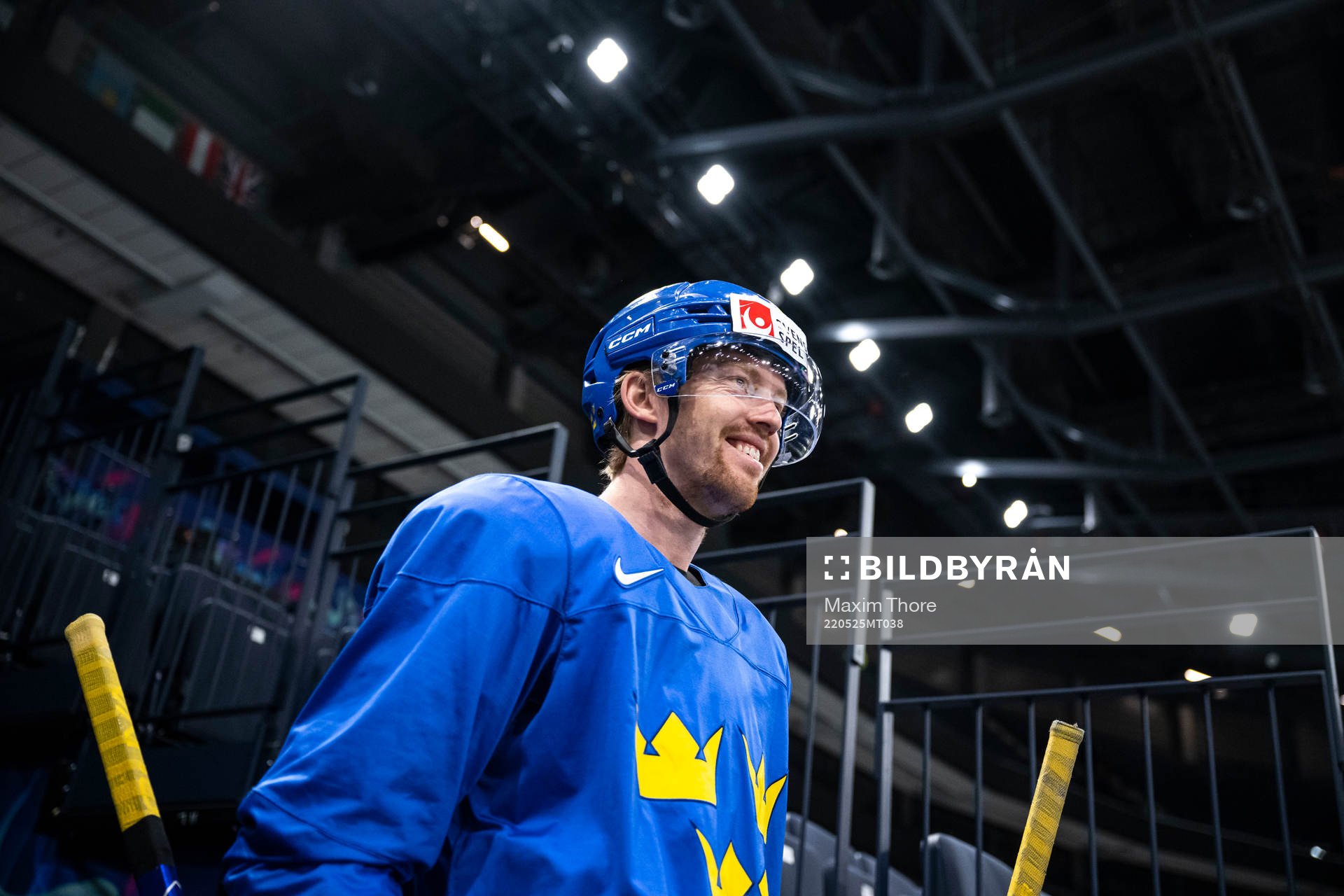 Joakim Nordström of Sweden at a practice session