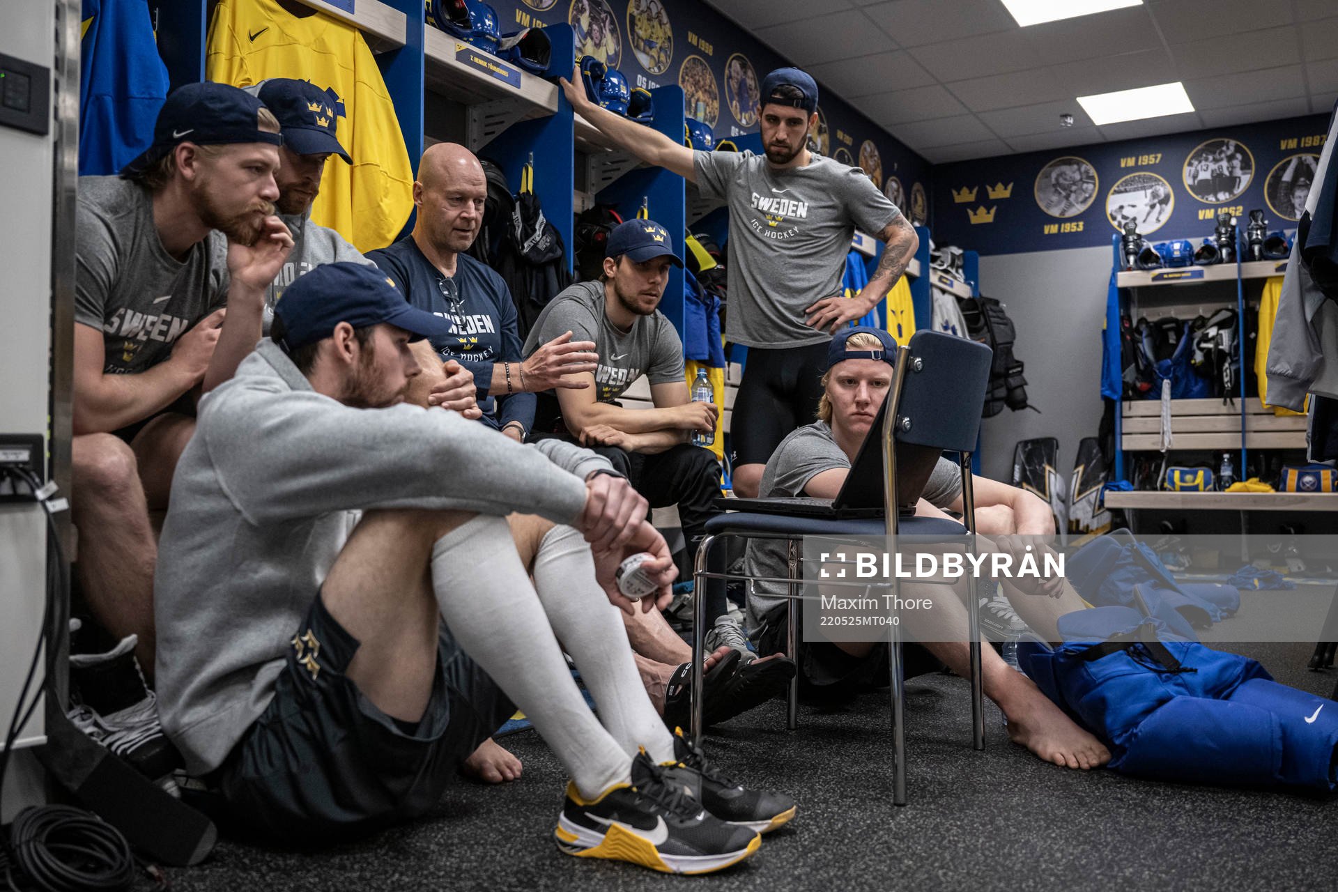 Marcus Pettersson, Anton Lindholm, Adam Larsson, assistant