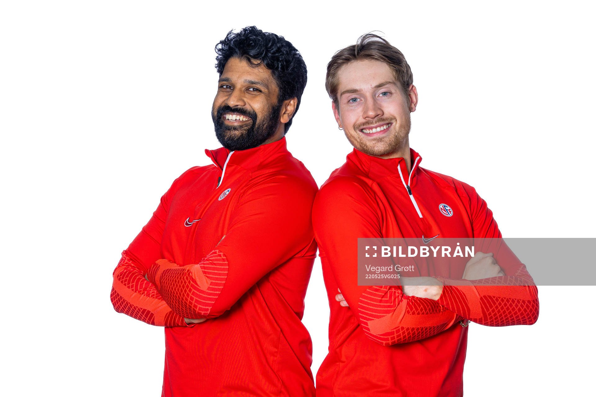Thilip Thangarasa and Johan Færaas of the Norwegian