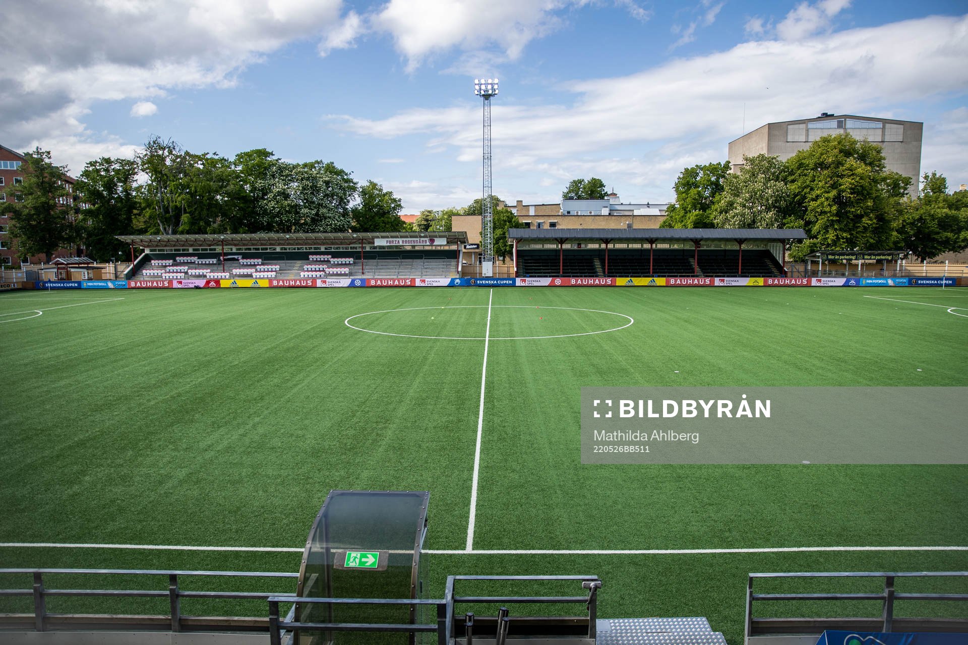 Interiör av Malmö Idrottsplats