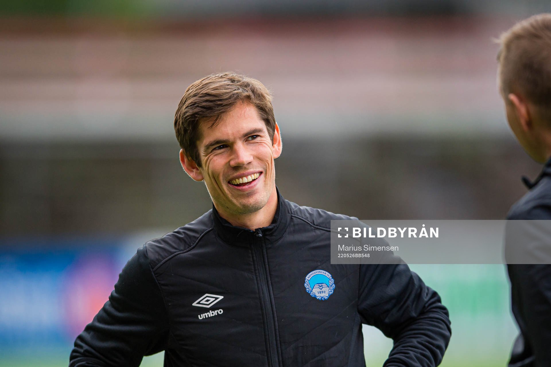 Eirik Vespestad Mæland, head coach of Kongsvinger, ahead of the OBOS-ligaen match between Kongsvinger and Brann on May 26, 2022 in Kongsvinger.