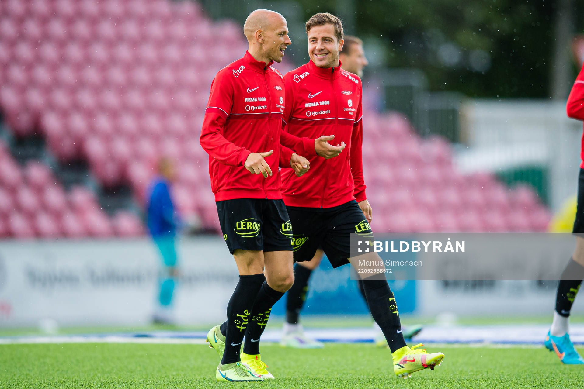 Ruben Kristiansen and Frederik Lindbøg Børsting of Brann