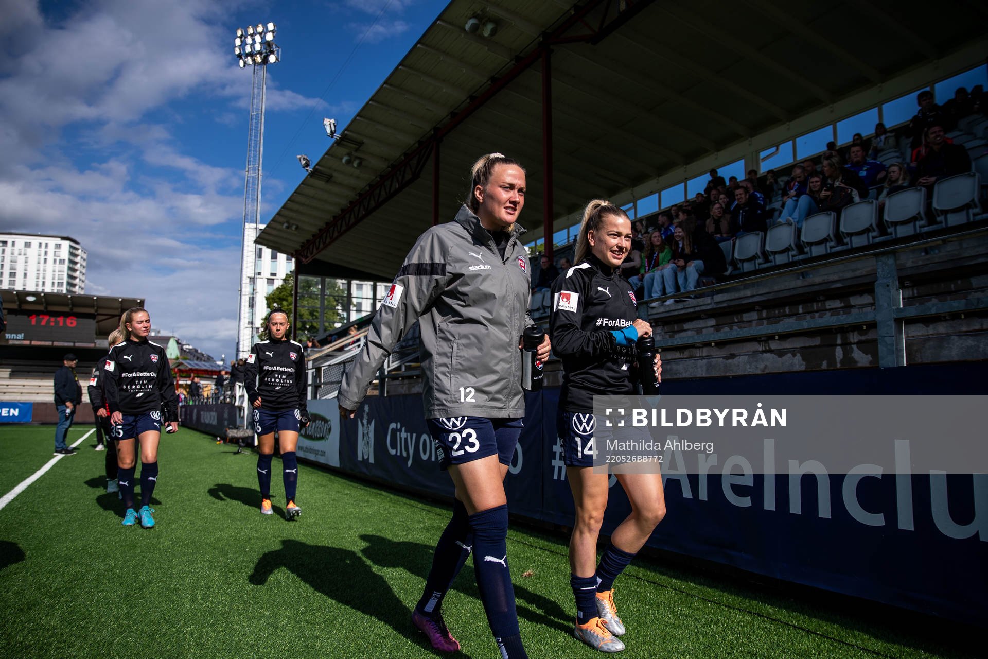 Rosengårds Stefanie Sanders och Charlotte Grant