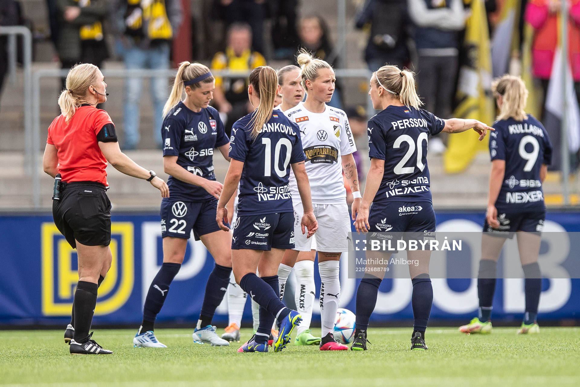 Häckens Marika Bergman Lundin och Rosengårds Mia Persson