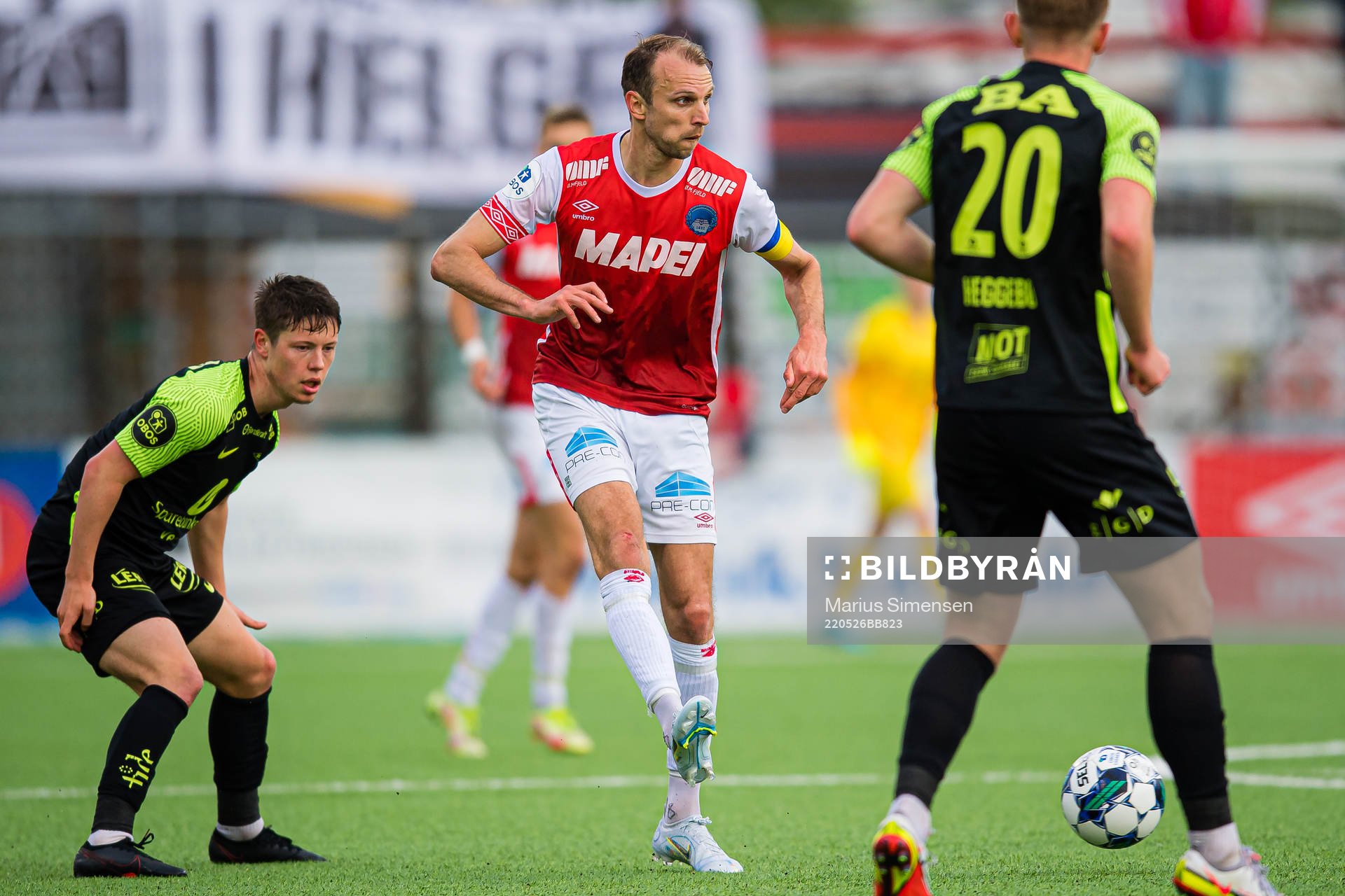 Lars Christian Krogh Gerson of Kongsvinger during the OBOS-ligaen match between Kongsvinger and Brann on May 26, 2022 in Kongsvinger.