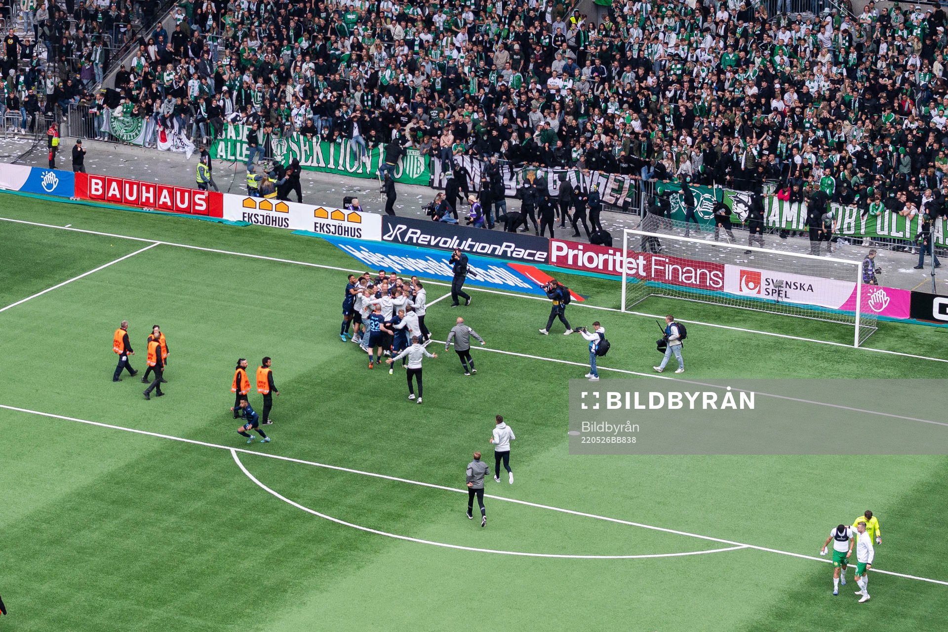 Malmö FFs spelare jublar