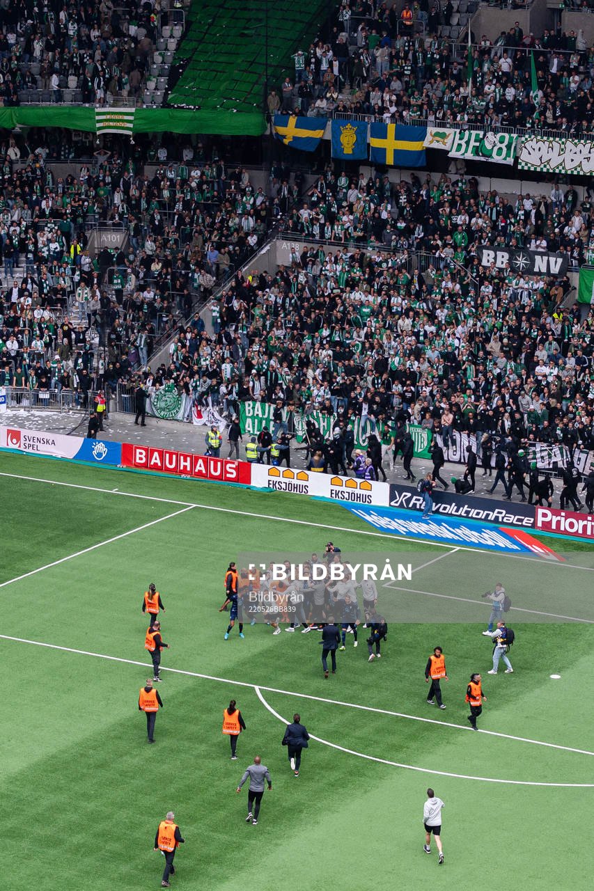 Malmö FFs spelare jublar