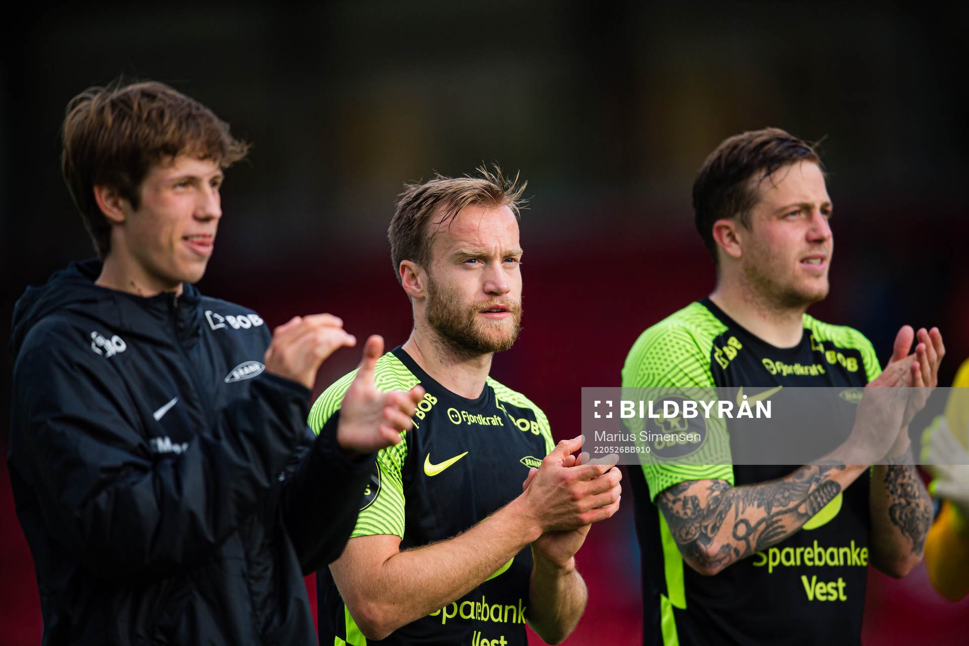 Niklas Jensen Wassberg, Bård Finne and Frederik Lindbøg