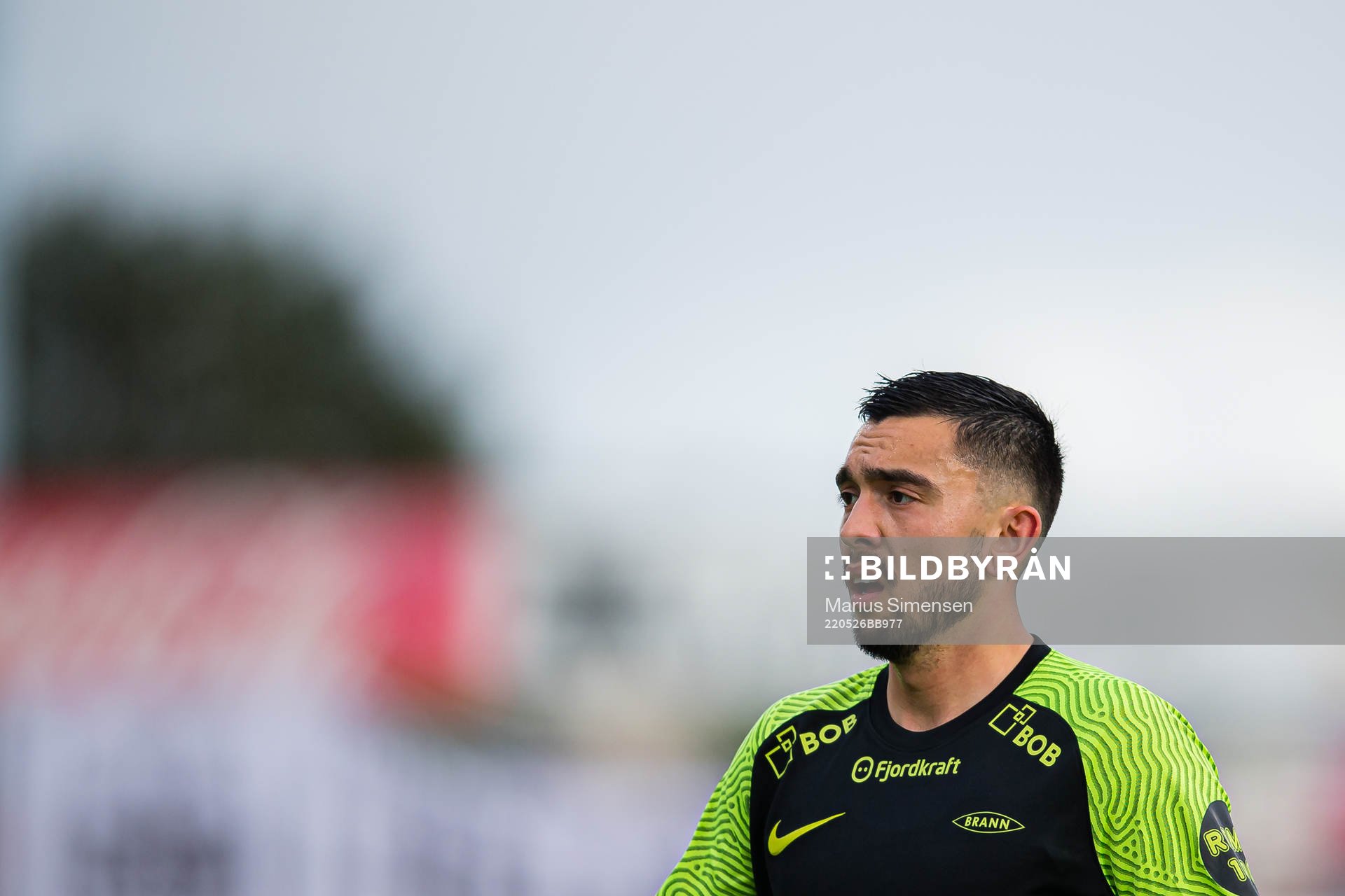 Niklas Fernando Nygaard Castro of Brann during the OBOS-ligaen match between Kongsvinger and Brann on May 26, 2022 in Kongsvinger.